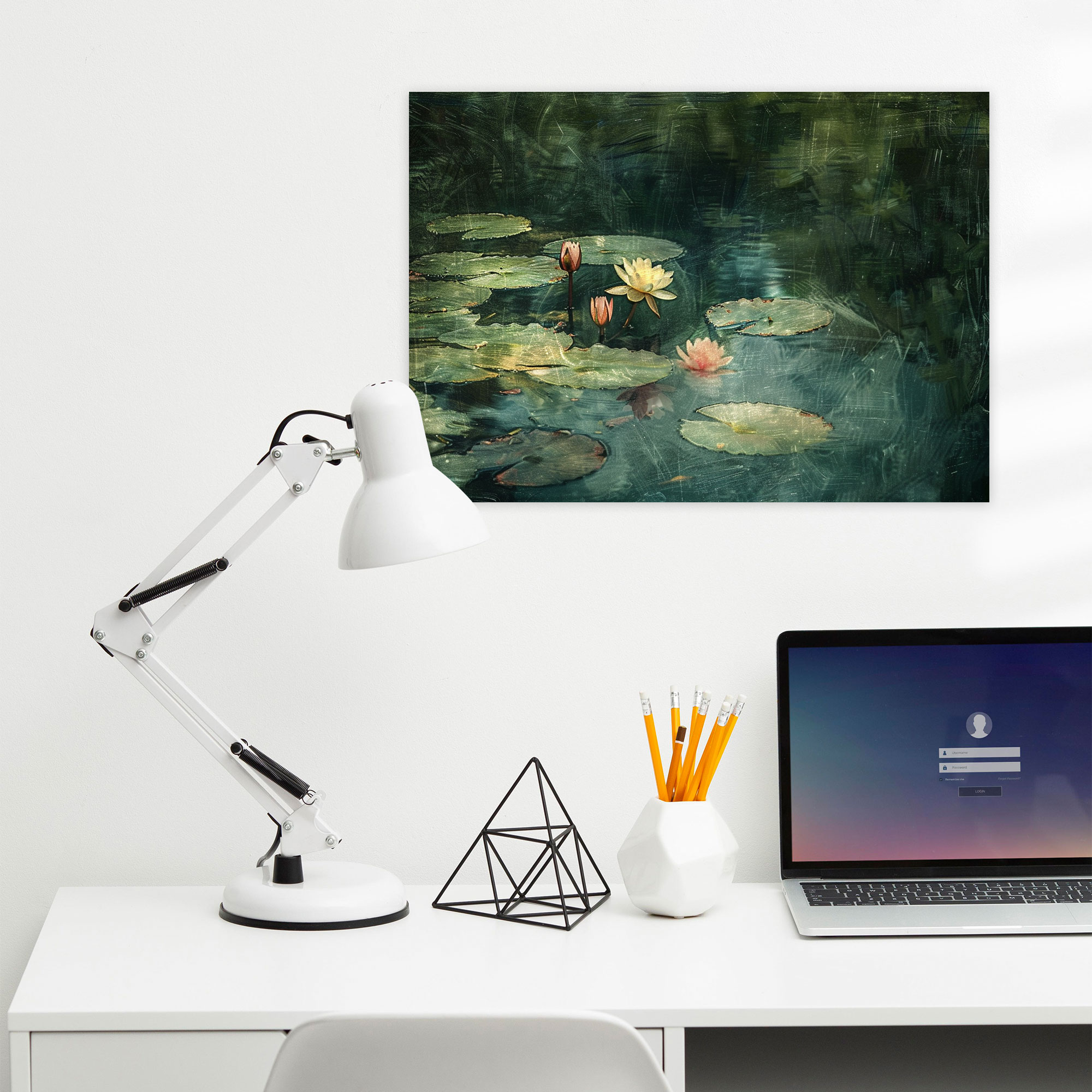 Serene Pond Canvas Print - Claude Monet, Claude Monet, Wall Decoration, Canvas Print
