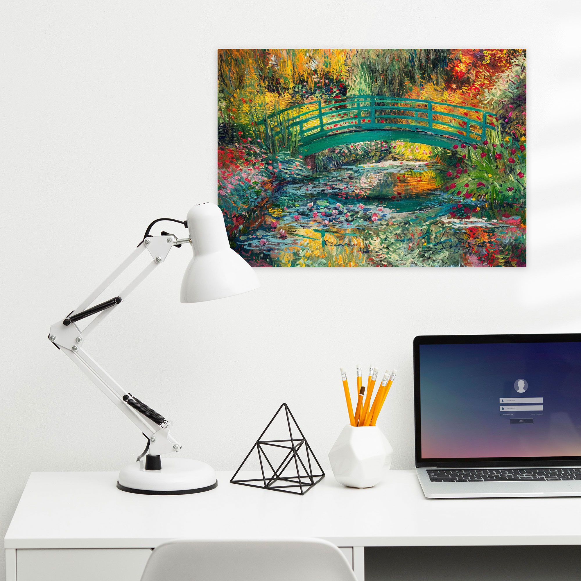 Claude Monet Garden Canvas Print - Claude Monet, Canvas Wall Art, Canvas Print, Home Decoration