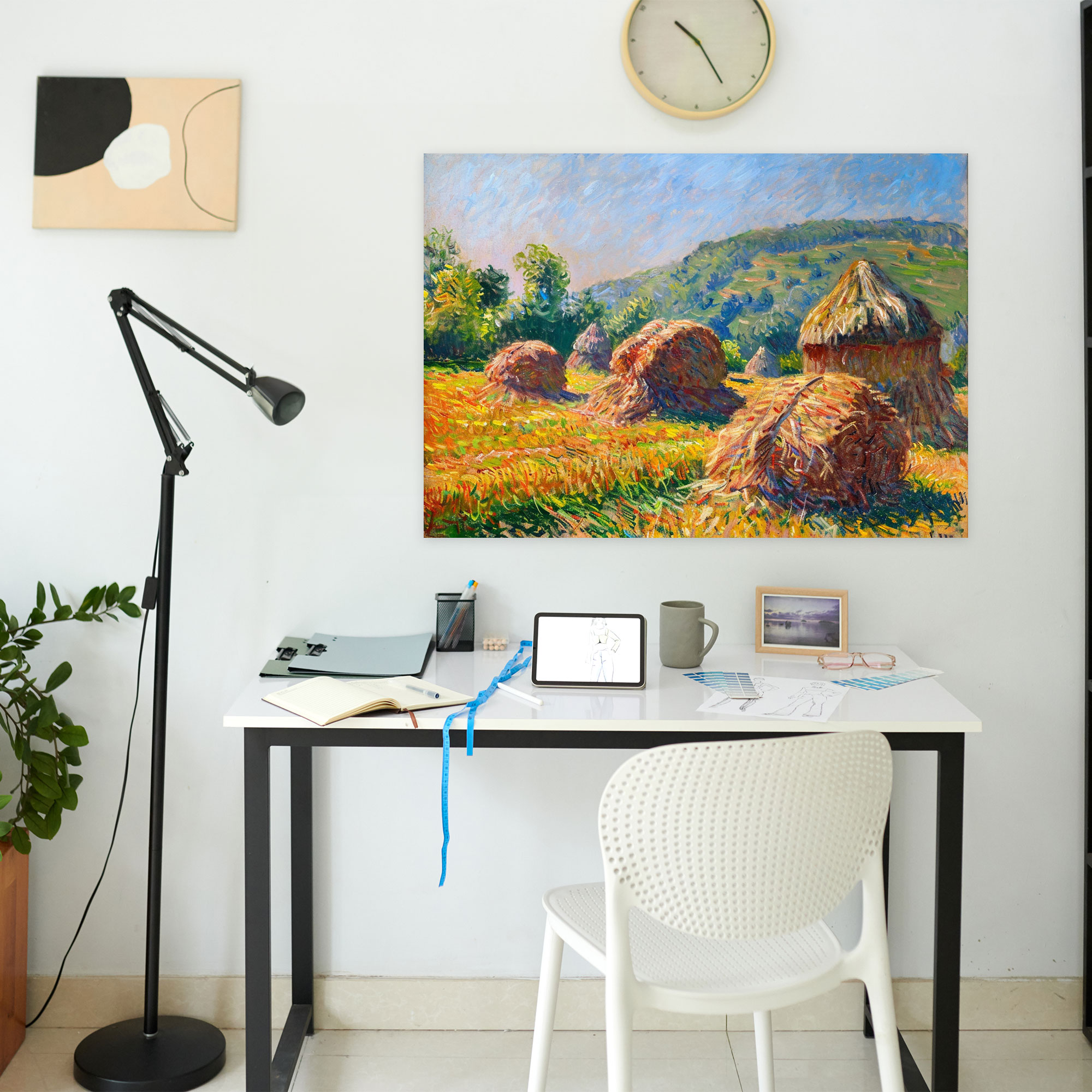 Claude Monet French Countryside Canvas Print - Claude Monet, Home Decoration, Canvas, Wall Decoration
