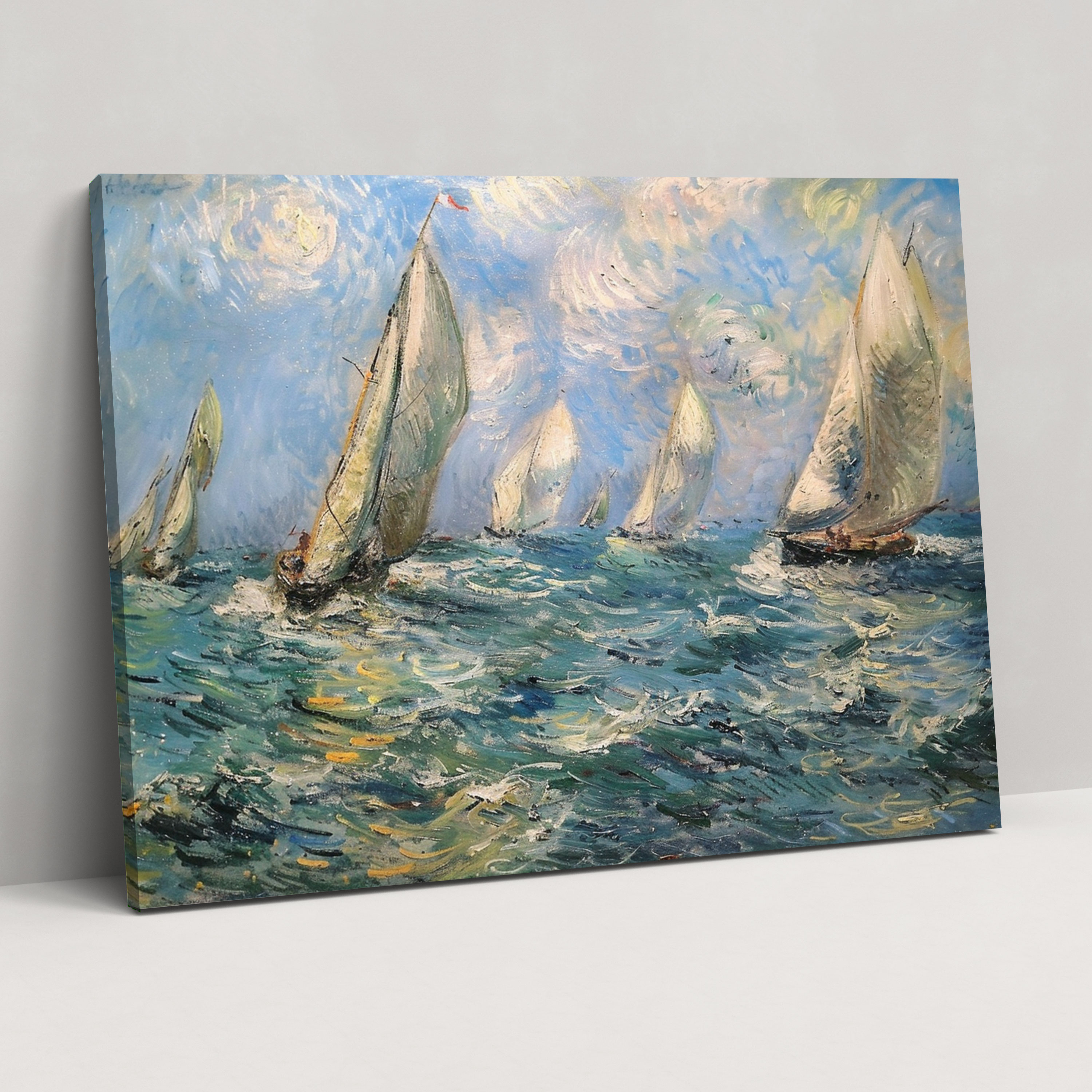 Claude Monet Seascape Canvas Print - Claude Monet, Canvas Wall Art, Wall Art, Canvas