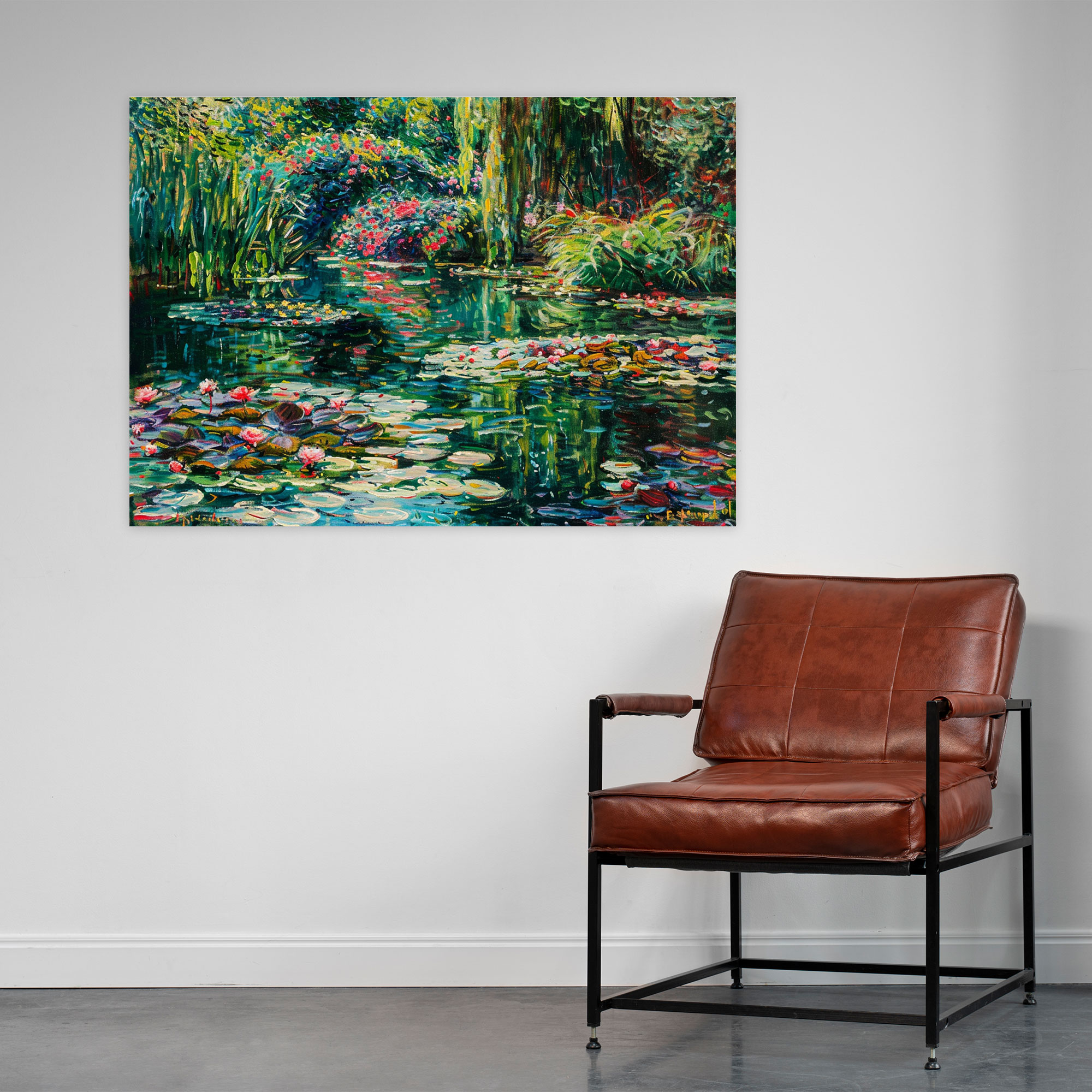 Claude Monet Water Lilies Canvas Print - Claude Monet, Canvas Wall Art, Claude Monet, Canvas Print