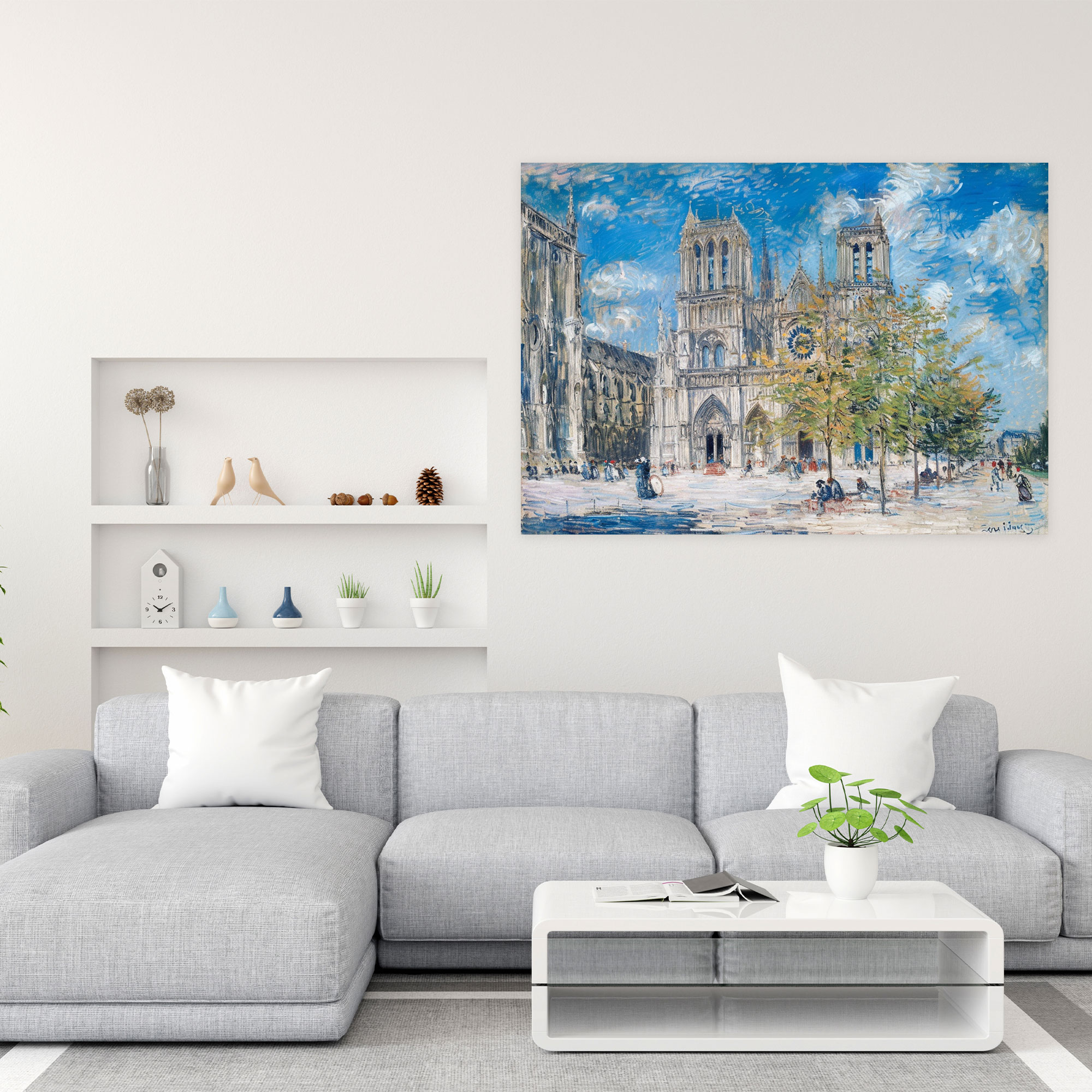 Claude Monet Rouen Cathedral Canvas Print - Claude Monet, Wall Art, Canvas, Canvas Wall Art