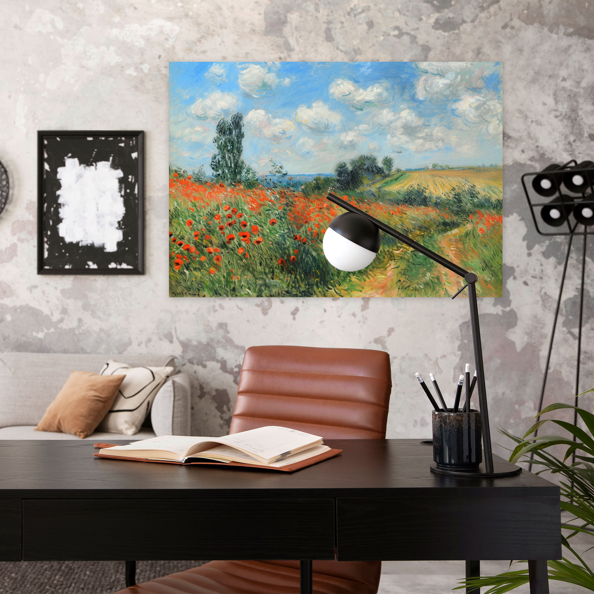 Poppy Field Claude Monet Wall Art - Claude Monet, Poppy Field, Home Decoration, Claude Monet