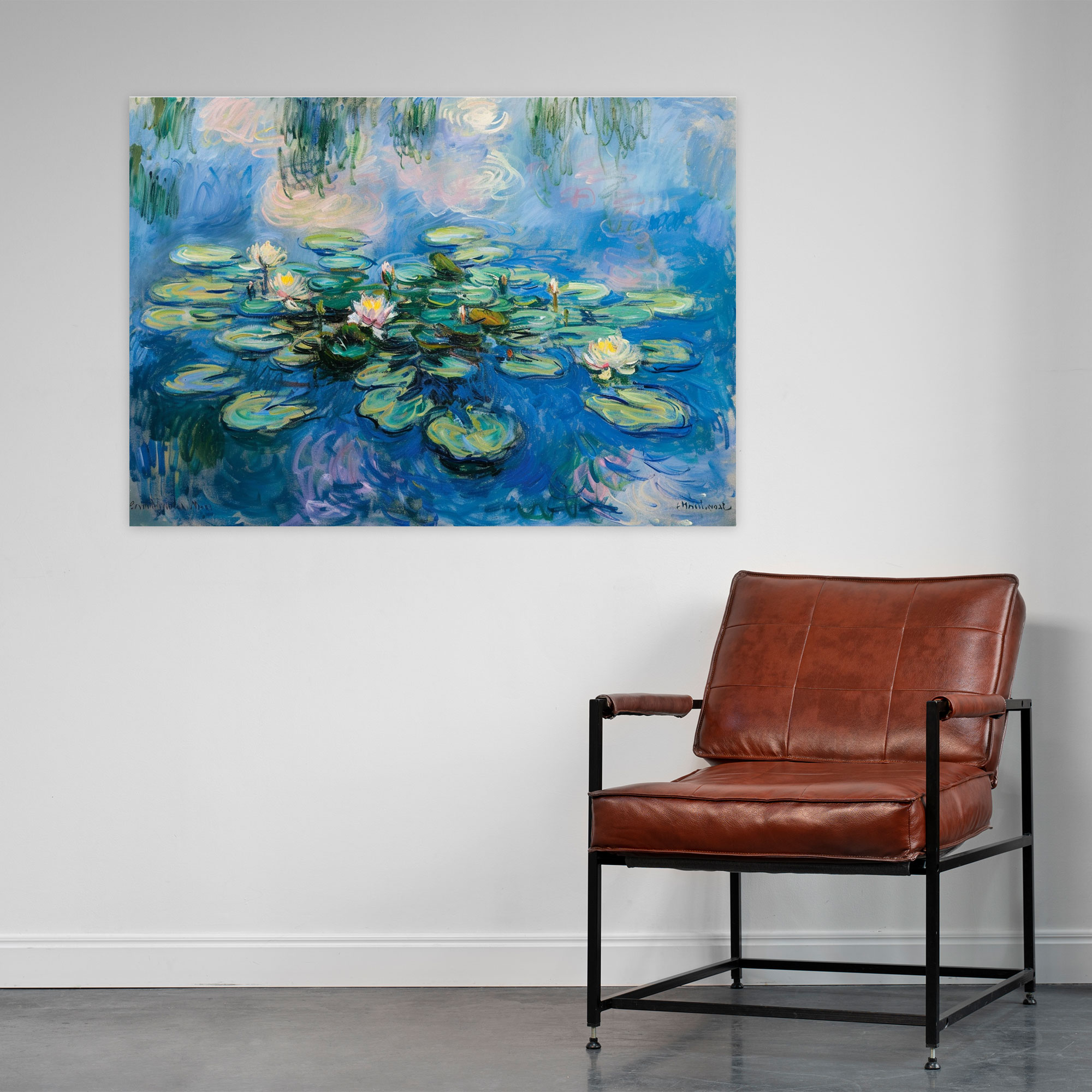 Claude Monet Water Lilies Canvas Print - Claude Monet, Canvas Wall Art, Home Decoration, Wall Art