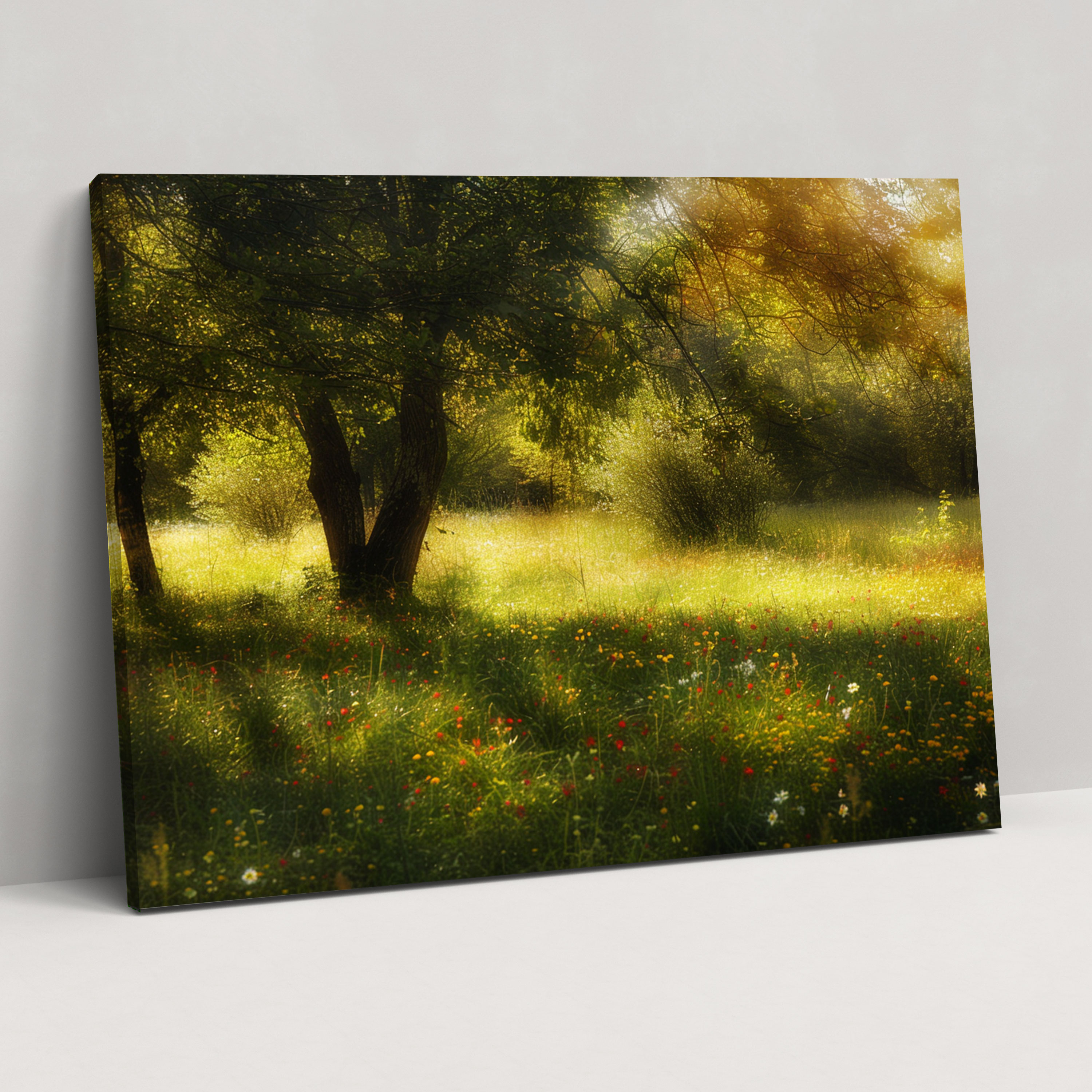 Sun-Dappled Meadow Claude Monet Canvas Print - Claude Monet, Wall Decoration, Home Decoration, Sun-Dappled