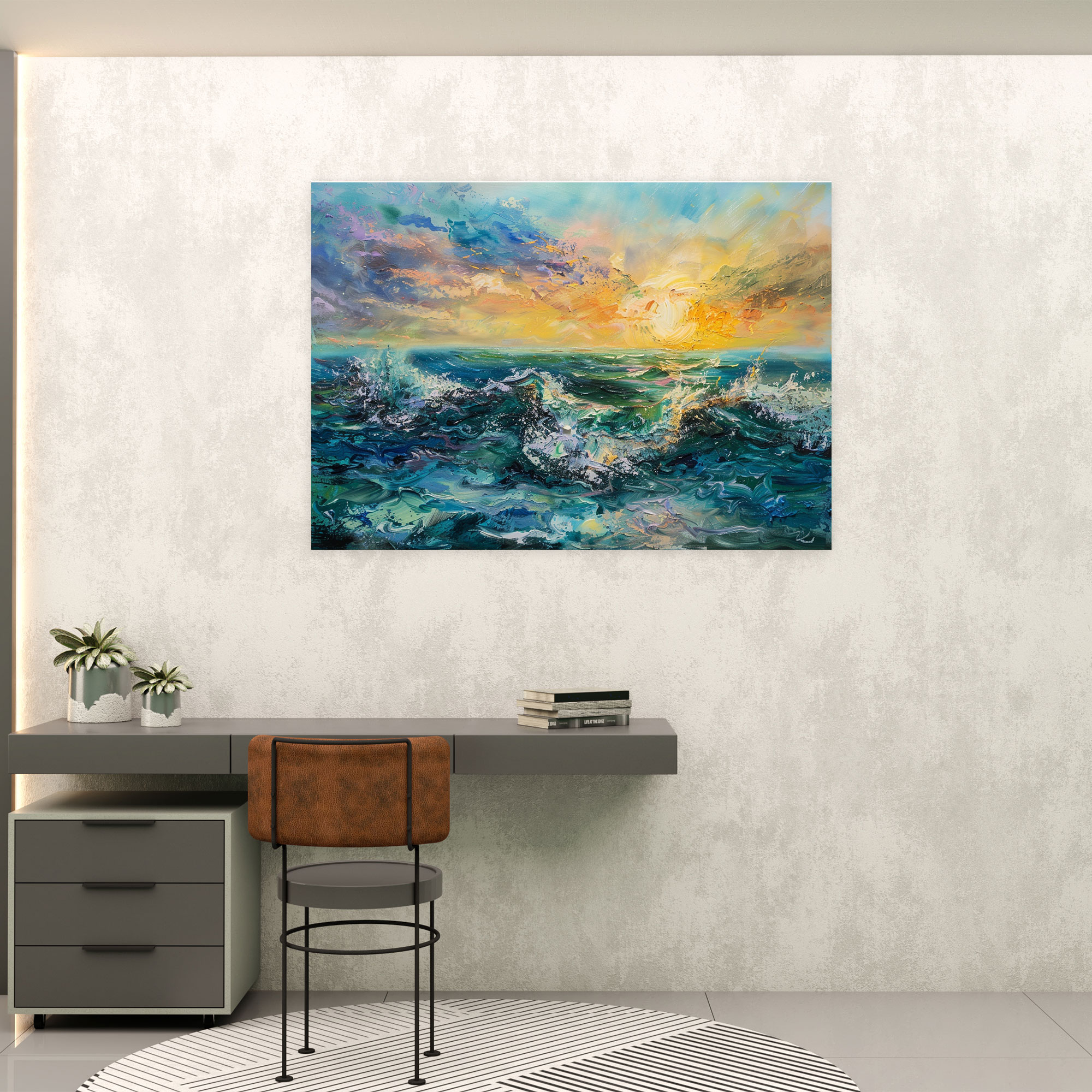 Impressionist Seascape Claude Monet Wall Art - Claude Monet, Wall Art, Canvas, Impressionist