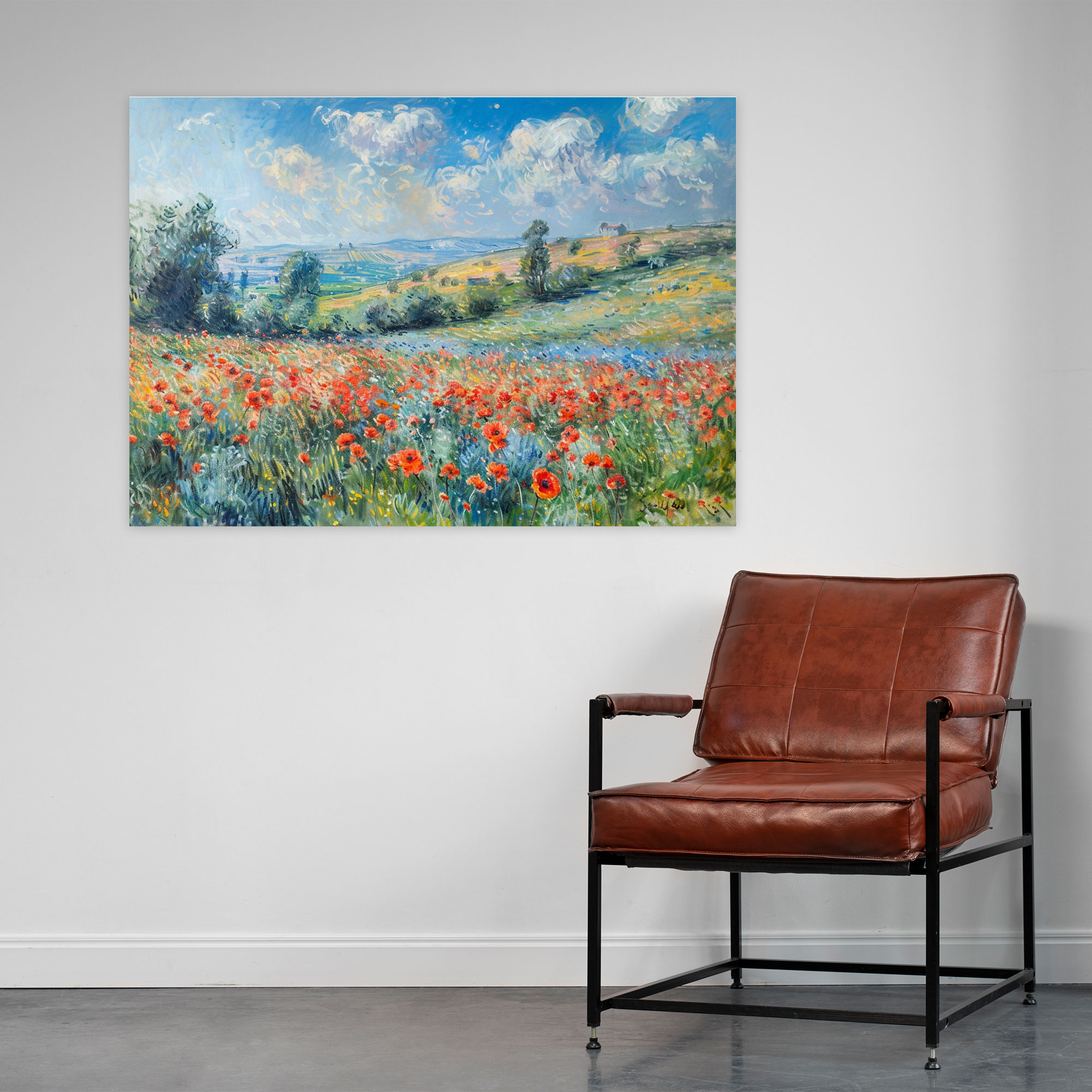 Poppy Field Claude Monet Wall Art - Claude Monet, Wall Art, Claude Monet, Home Decoration