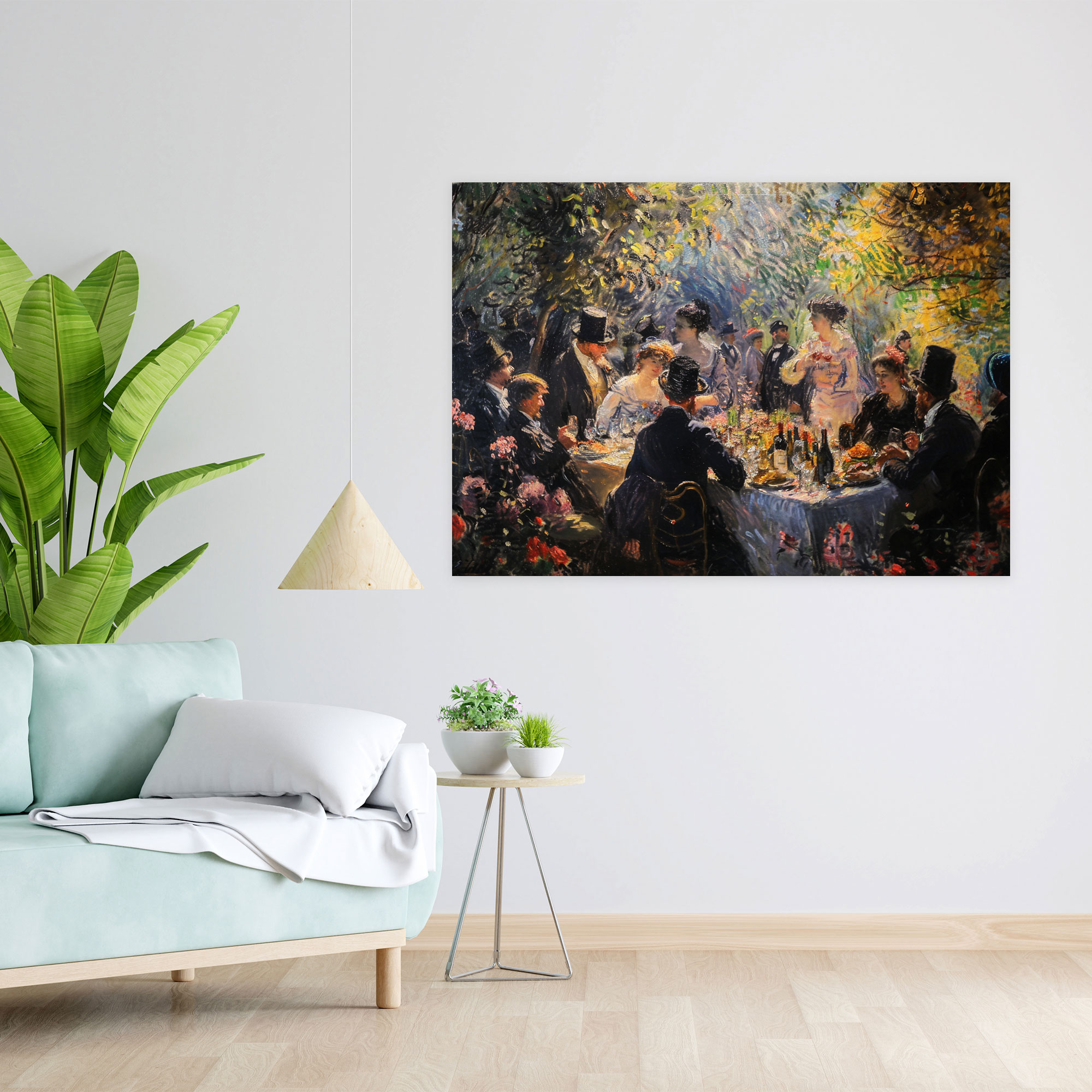 Garden Party Claude Monet Wall Art - Claude Monet, Home Decoration, Canvas, Canvas Print