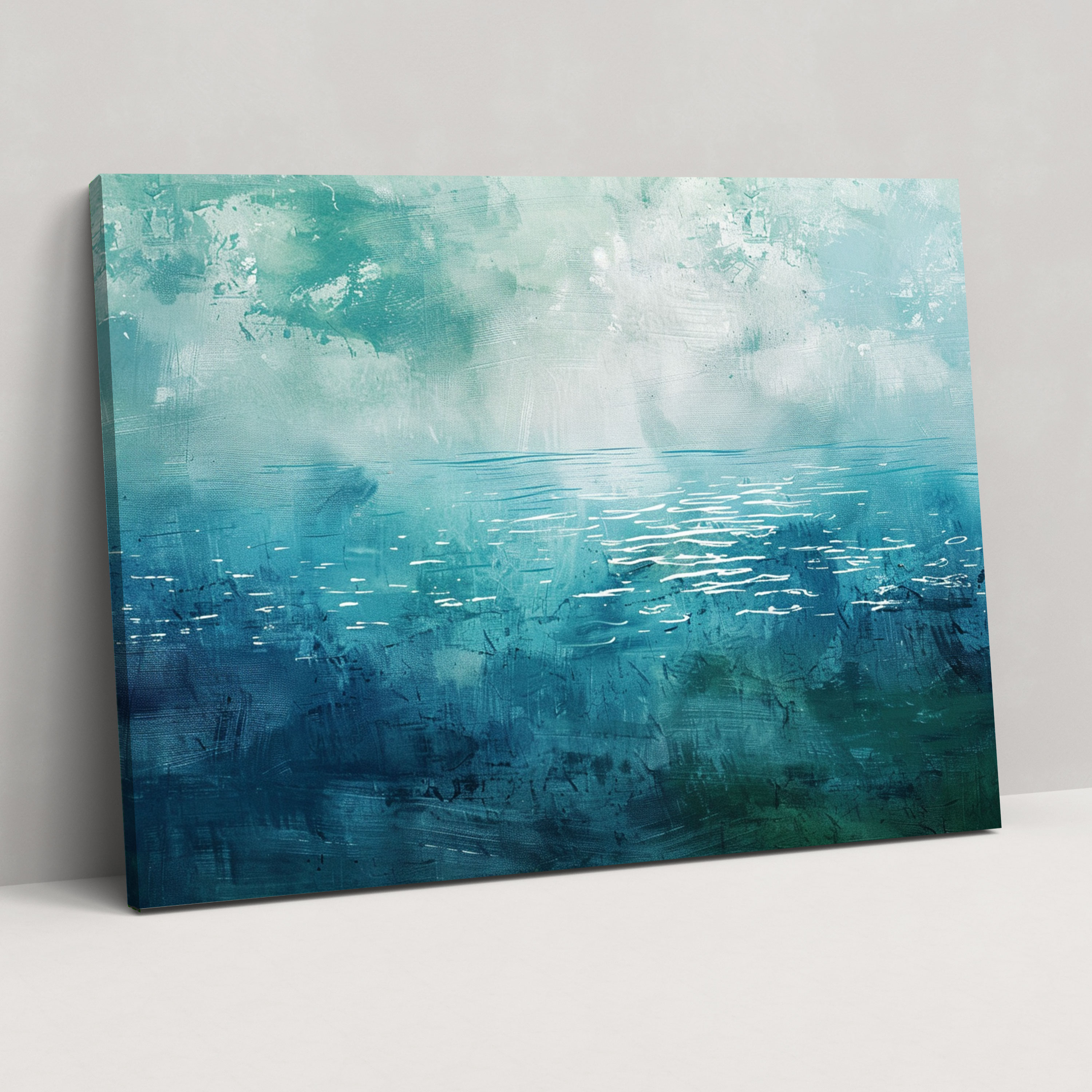 Claude Monet Water Lilies Canvas Print - Claude Monet, Canvas, Claude Monet, Wall Decoration