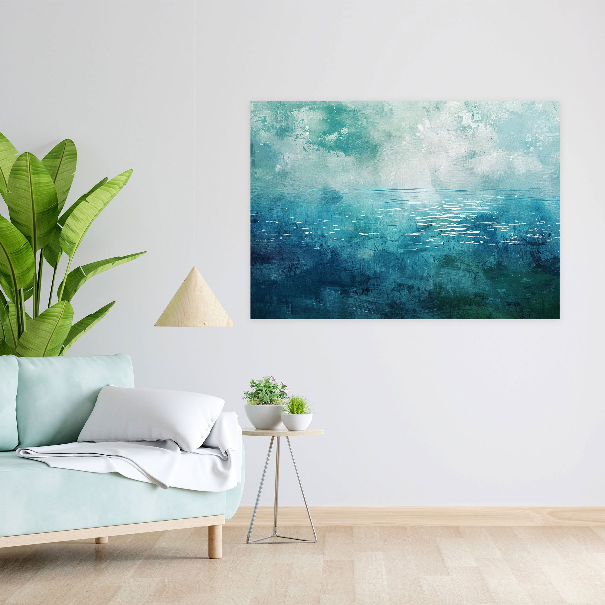 Claude Monet Water Lilies Canvas Print - Claude Monet, Canvas, Claude Monet, Wall Decoration