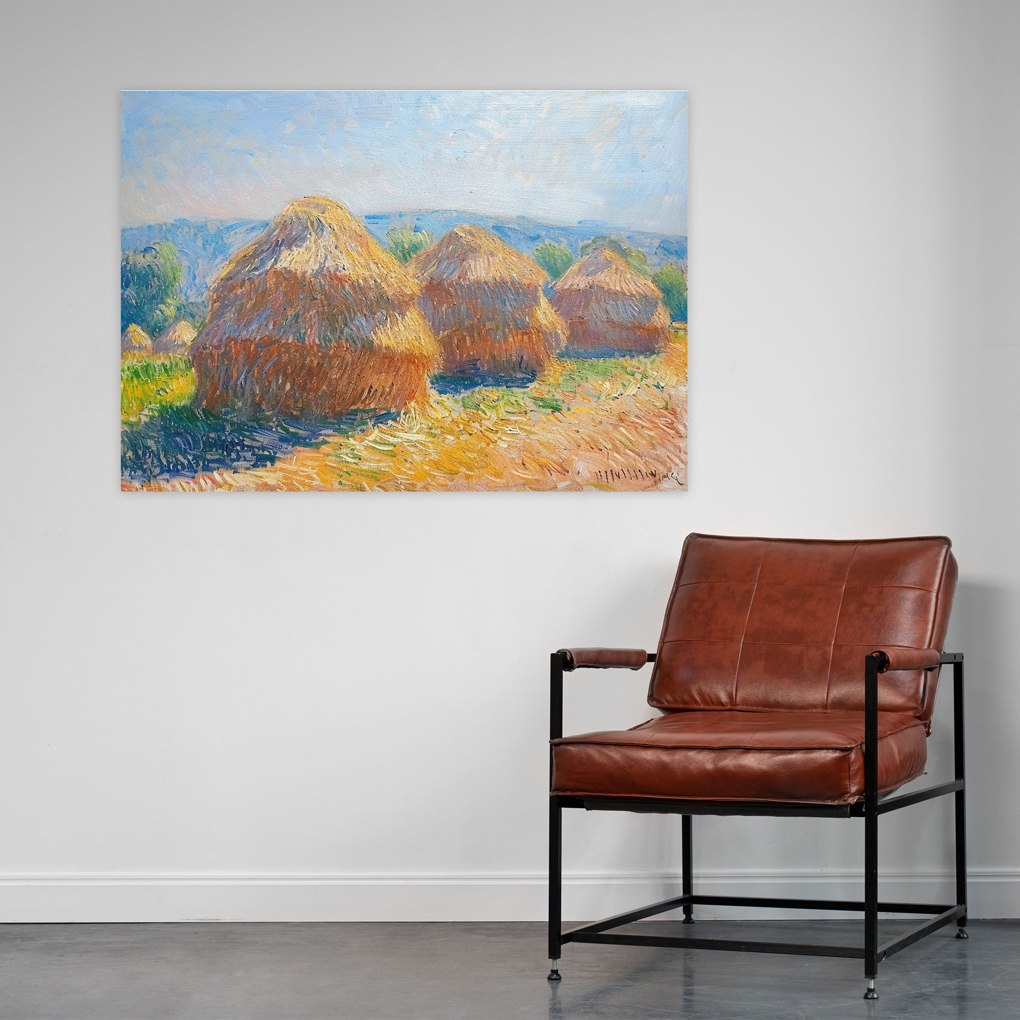 Claude Monet Kavaklar Duvar Dekorasyonu - Kanvas Tablo Sanatı