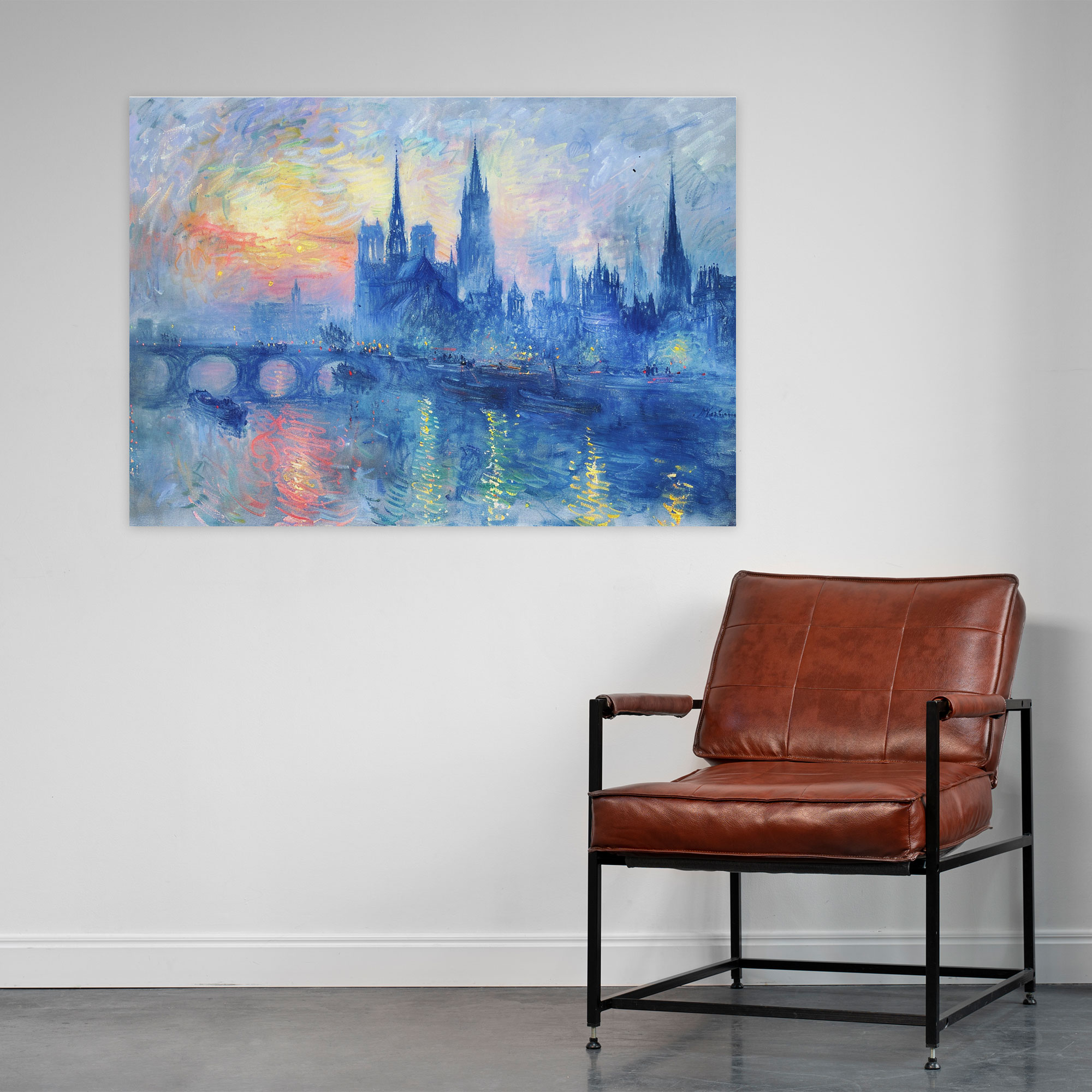 Claude Monet Rouen Cathedral Canvas Print - Claude Monet, Wall Art, Home Decoration, Wall Decoration