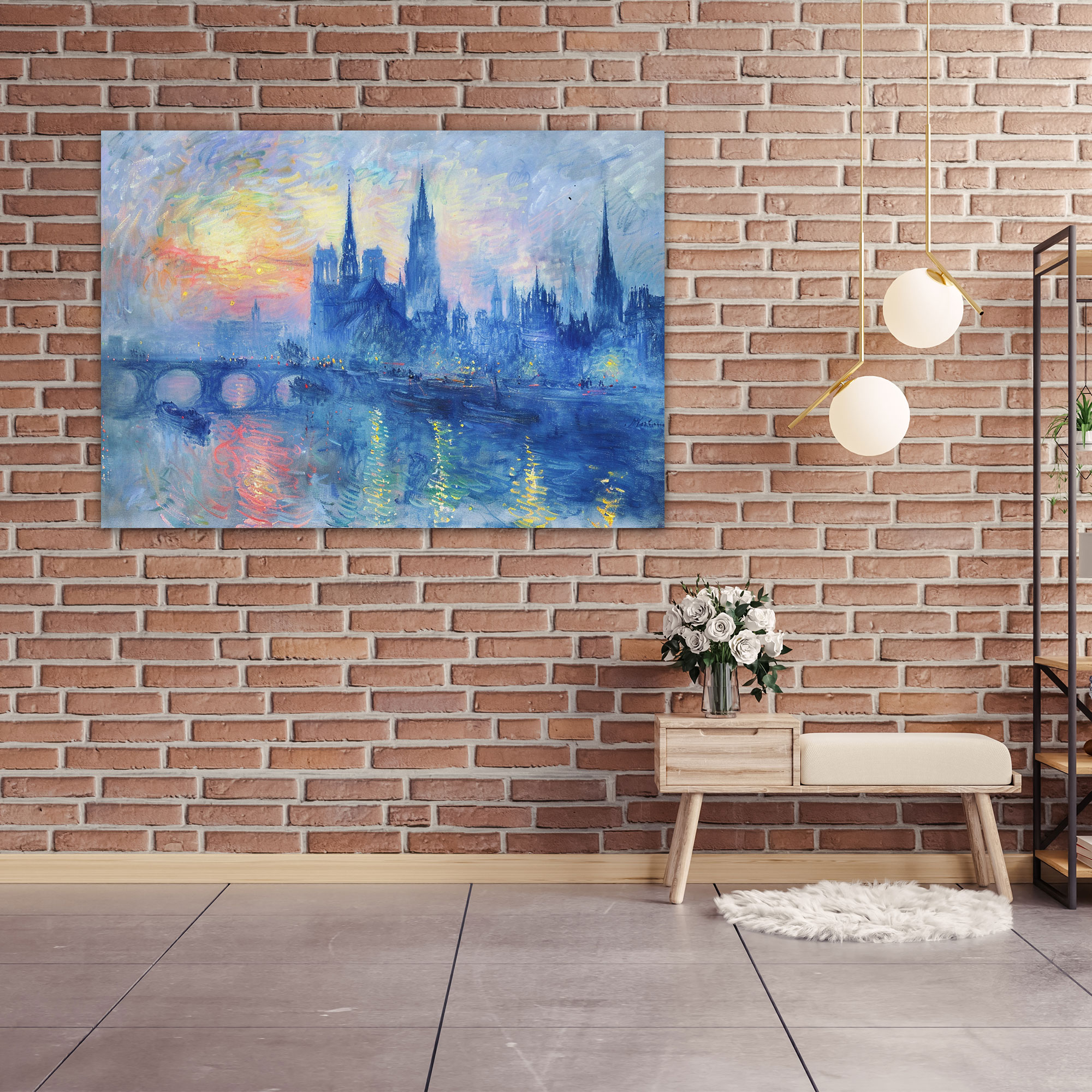 Claude Monet Rouen Cathedral Canvas Print - Claude Monet, Wall Art, Home Decoration, Wall Decoration