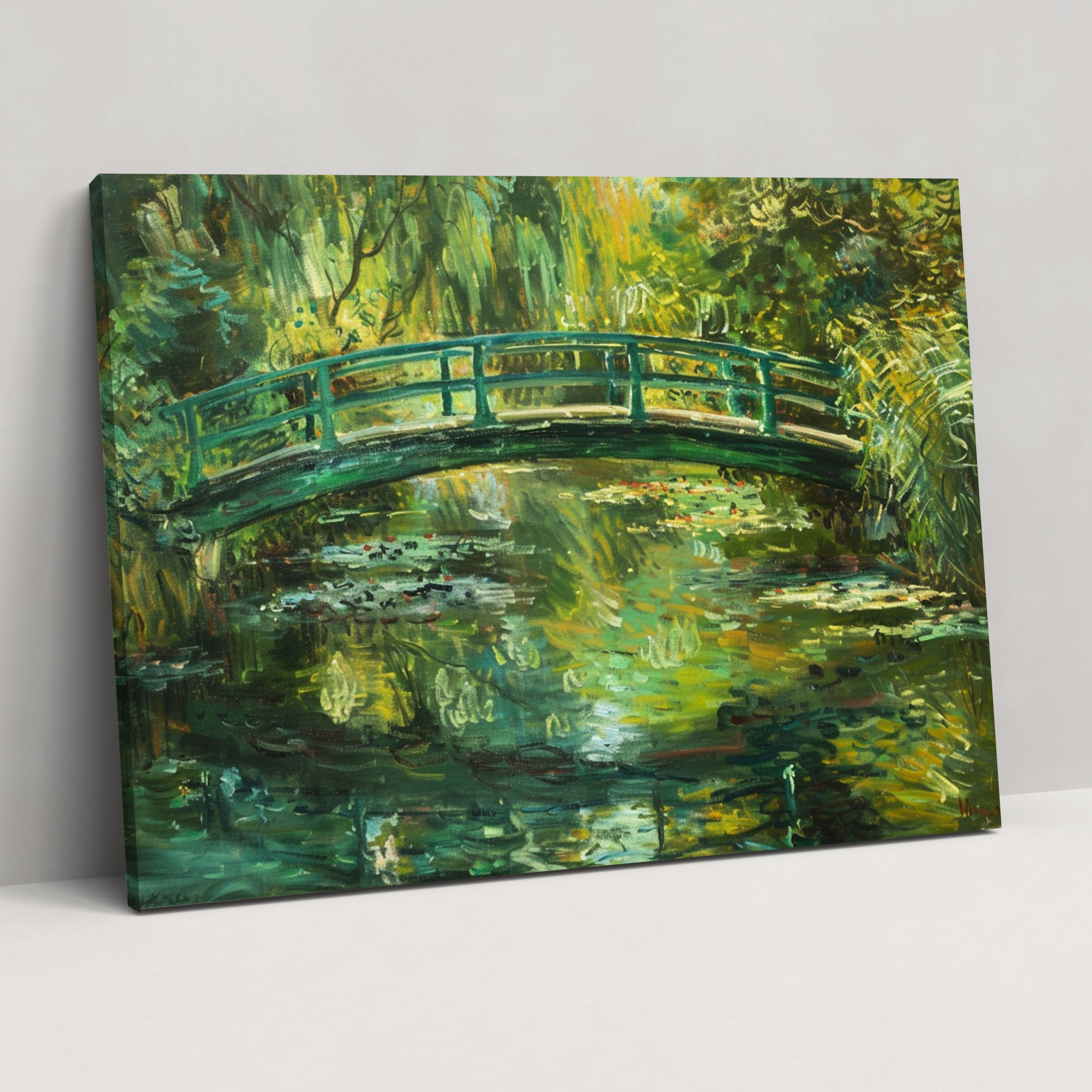 Claude Monet Garden Bridge Wall Decoration - Claude Monet, Wall Art, Canvas Wall Art, Home Decoration