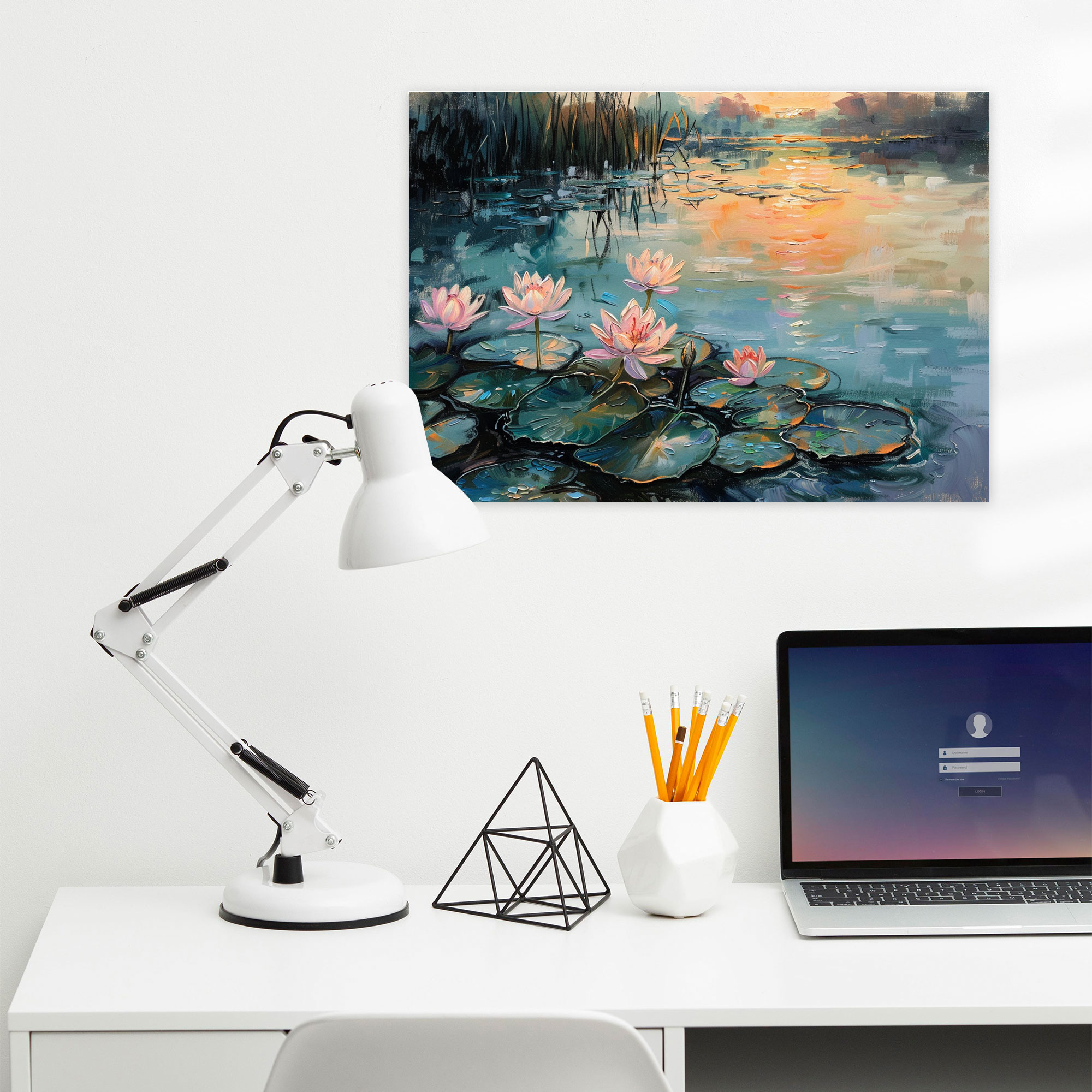 Claude Monet Water Lilies Canvas Print - Claude Monet, Claude Monet, Canvas Wall Art, Canvas