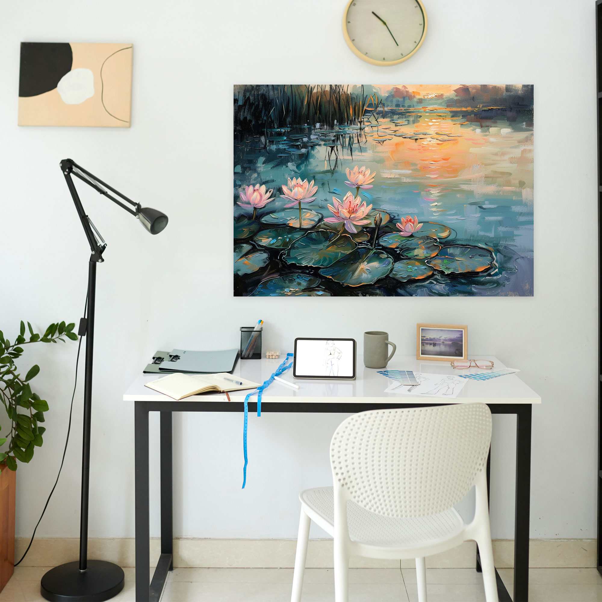 Claude Monet Water Lilies Canvas Print - Claude Monet, Claude Monet, Canvas Wall Art, Canvas
