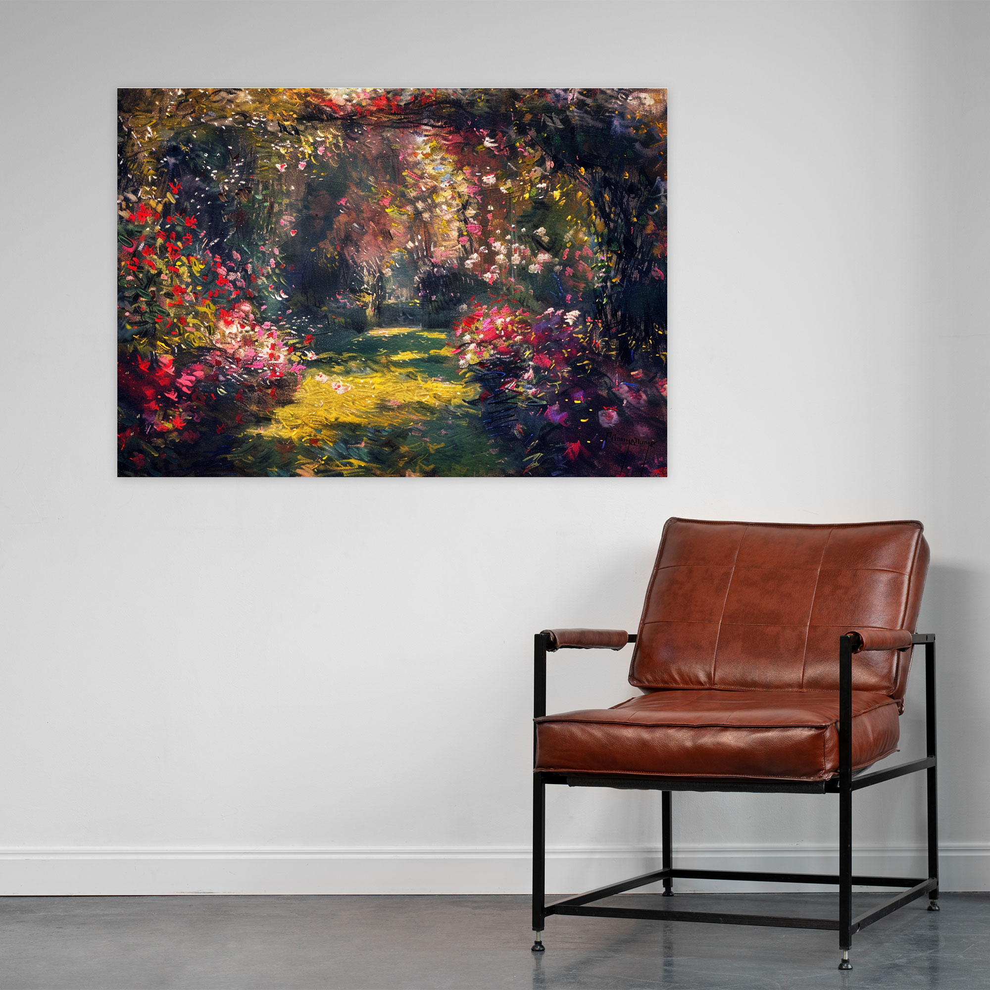 Impressionist Garden Claude Monet Wall Art - Claude Monet, Canvas, Home Decoration, Wall Art