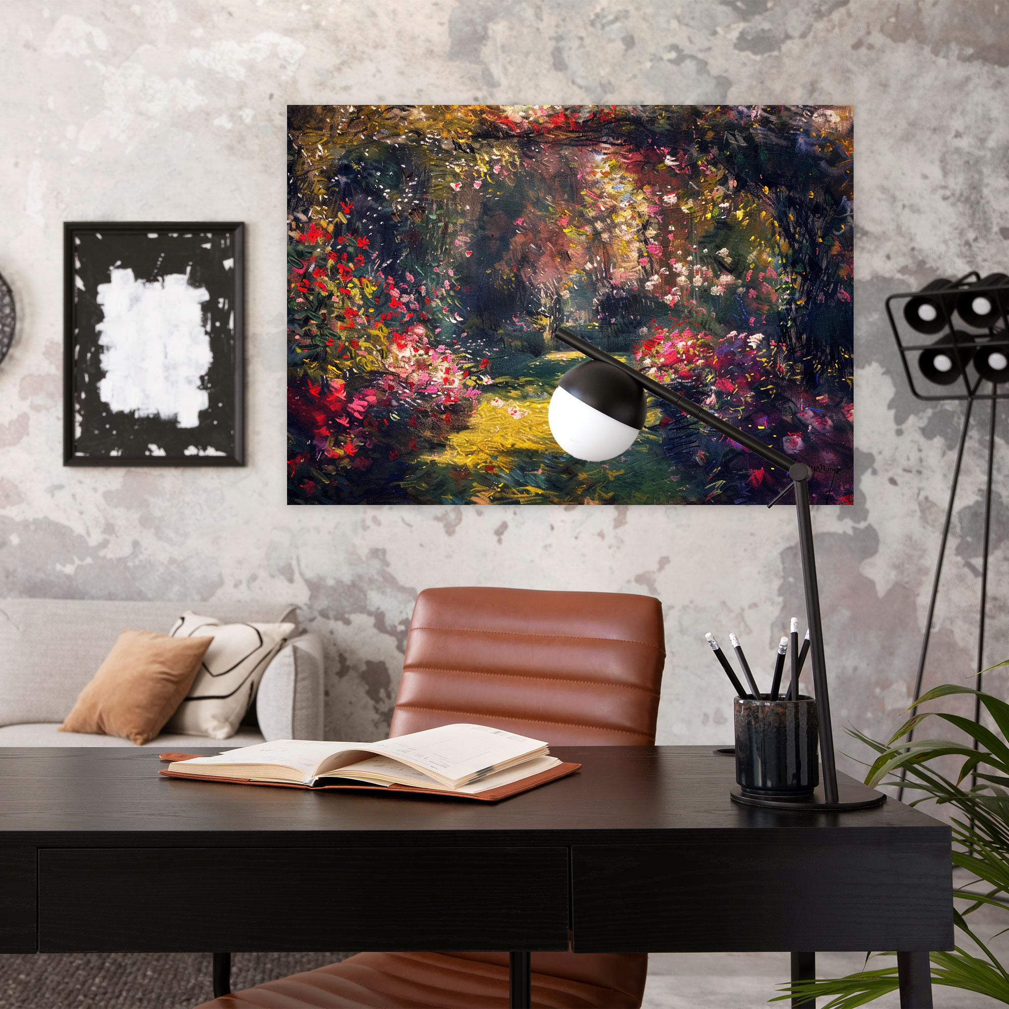 Impressionist Garden Claude Monet Wall Art - Claude Monet, Canvas, Home Decoration, Wall Art