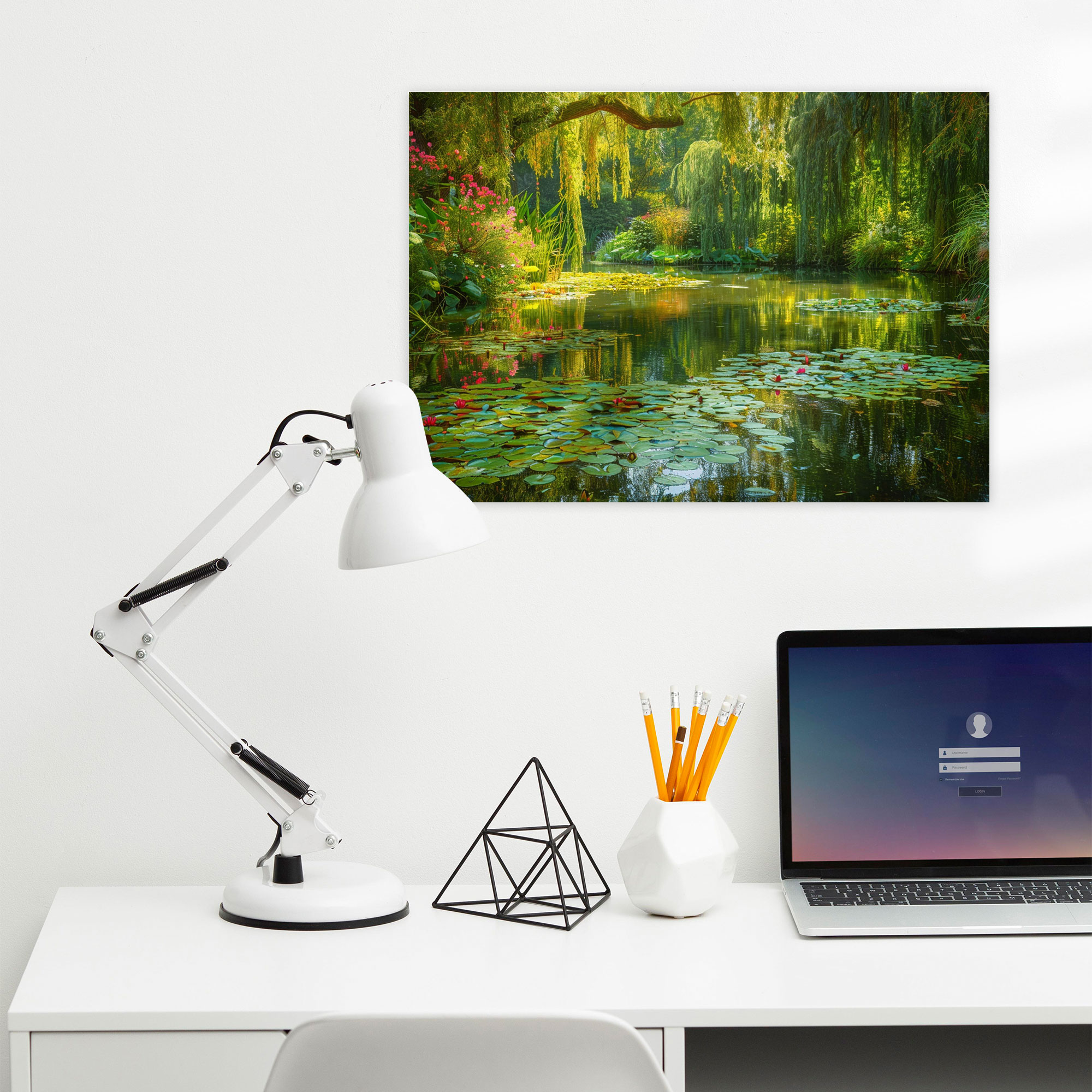 Peaceful Water Garden Claude Monet Wall Art - Claude Monet, Wall Decoration, Canvas Wall Art, Canvas