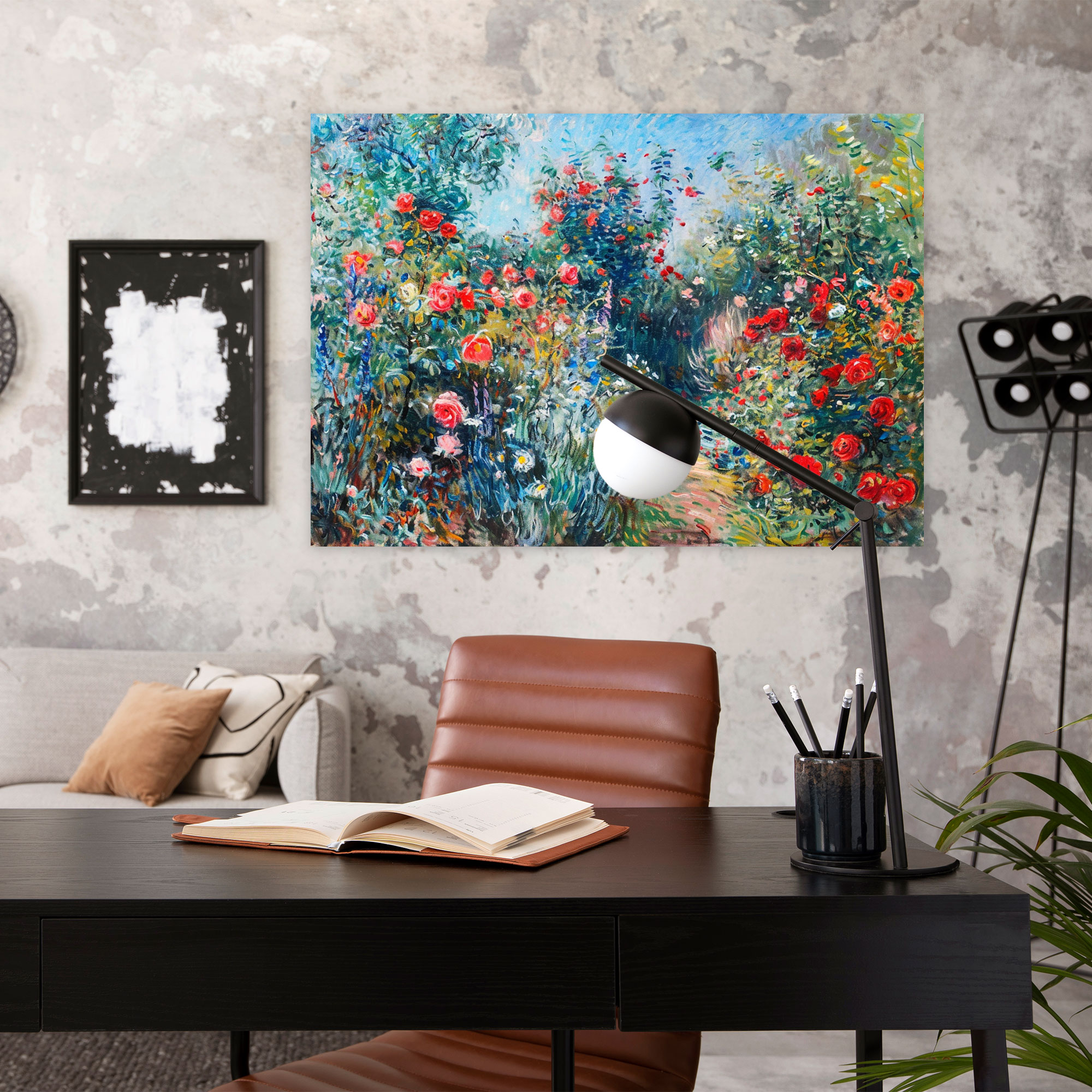 Summer Garden Claude Monet Wall Art - Claude Monet, Canvas Wall Art, Home Decoration, Wall Art