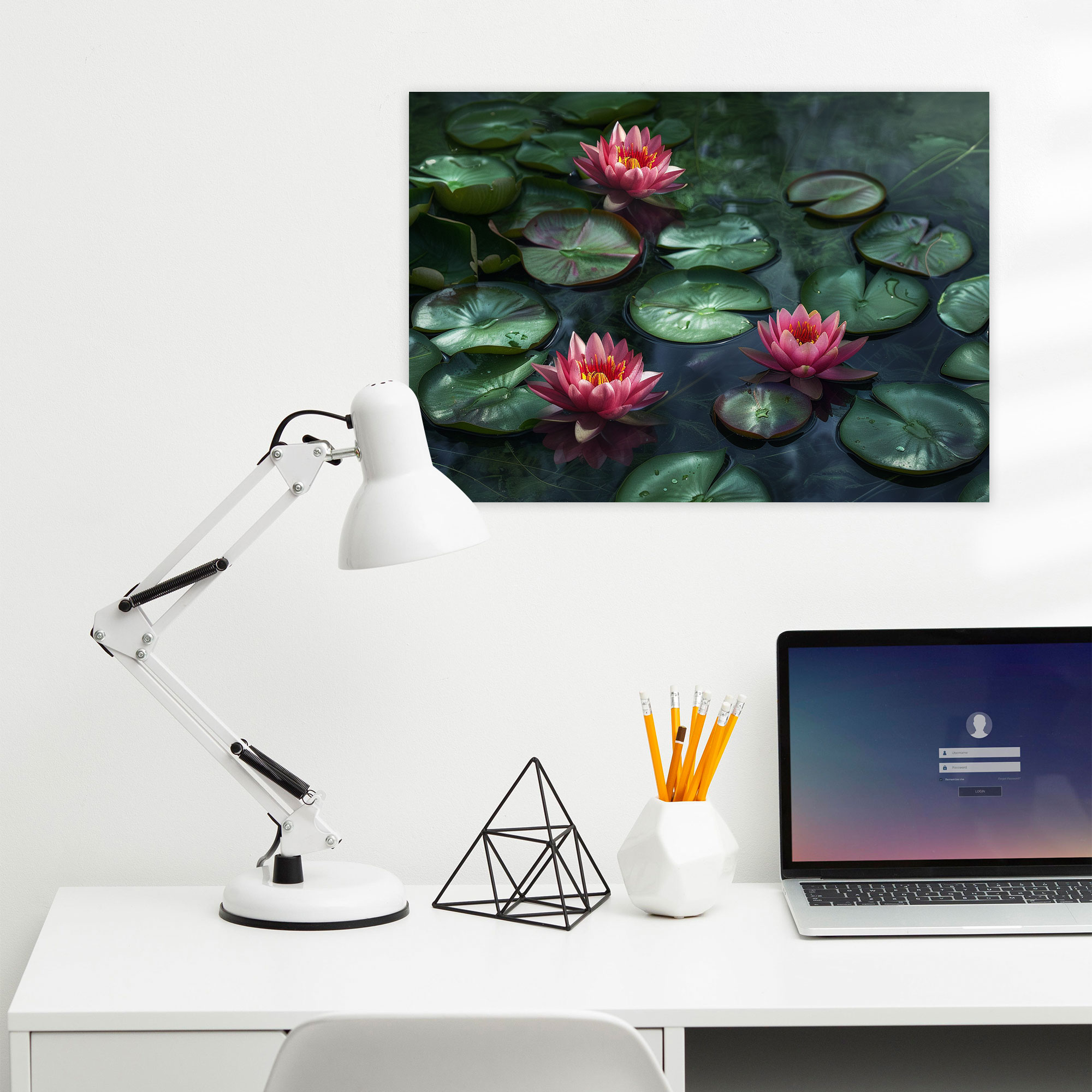 Claude Monet Water Lilies Canvas Print - Claude Monet, Claude Monet, Canvas, Canvas Wall Art