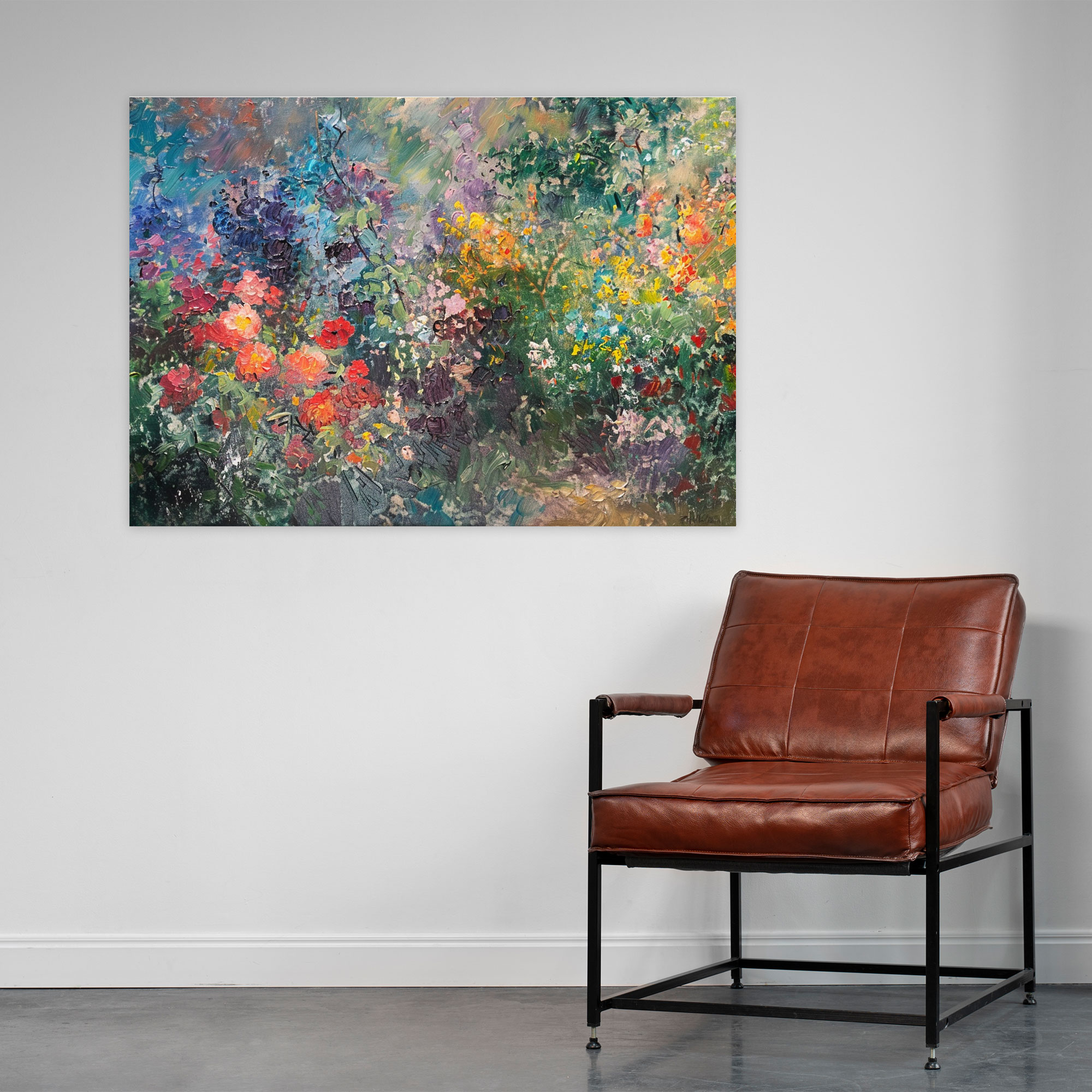 Impressionist Garden Wall Art - Claude Monet, Claude Monet, Canvas Wall Art, Wall Decoration