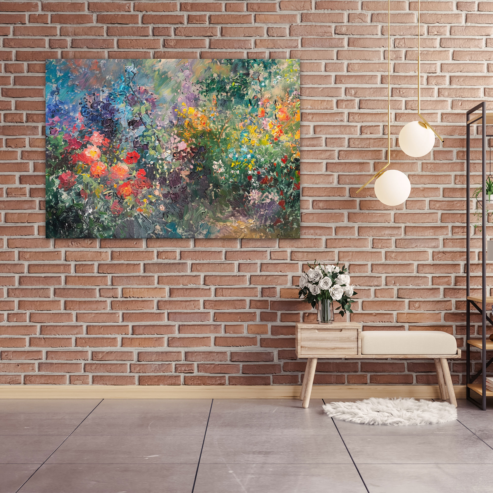 Impressionist Garden Wall Art - Claude Monet, Claude Monet, Canvas Wall Art, Wall Decoration