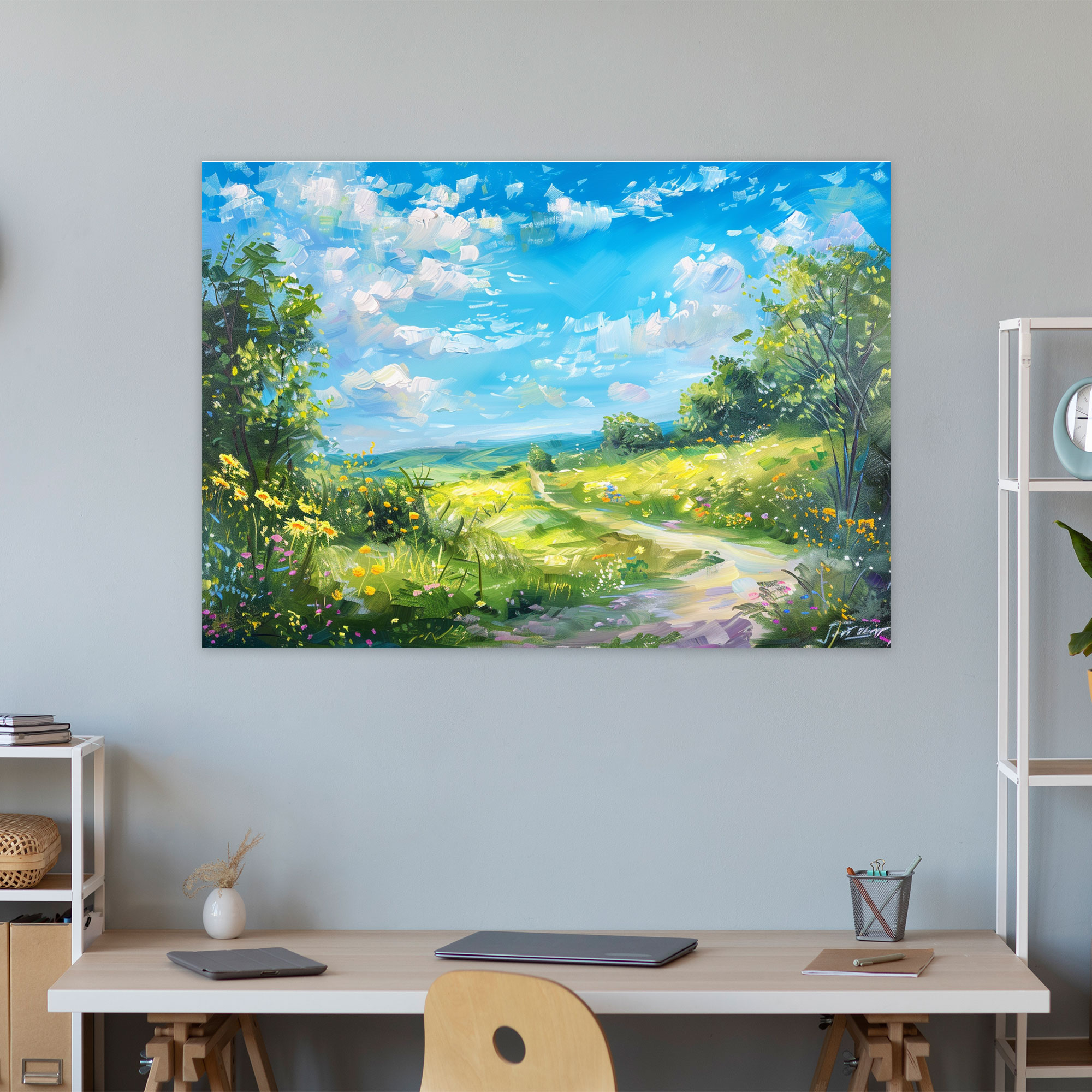 Claude Monet Countryside Canvas Print - Claude Monet, Wall Decoration, Canvas Print, Canvas