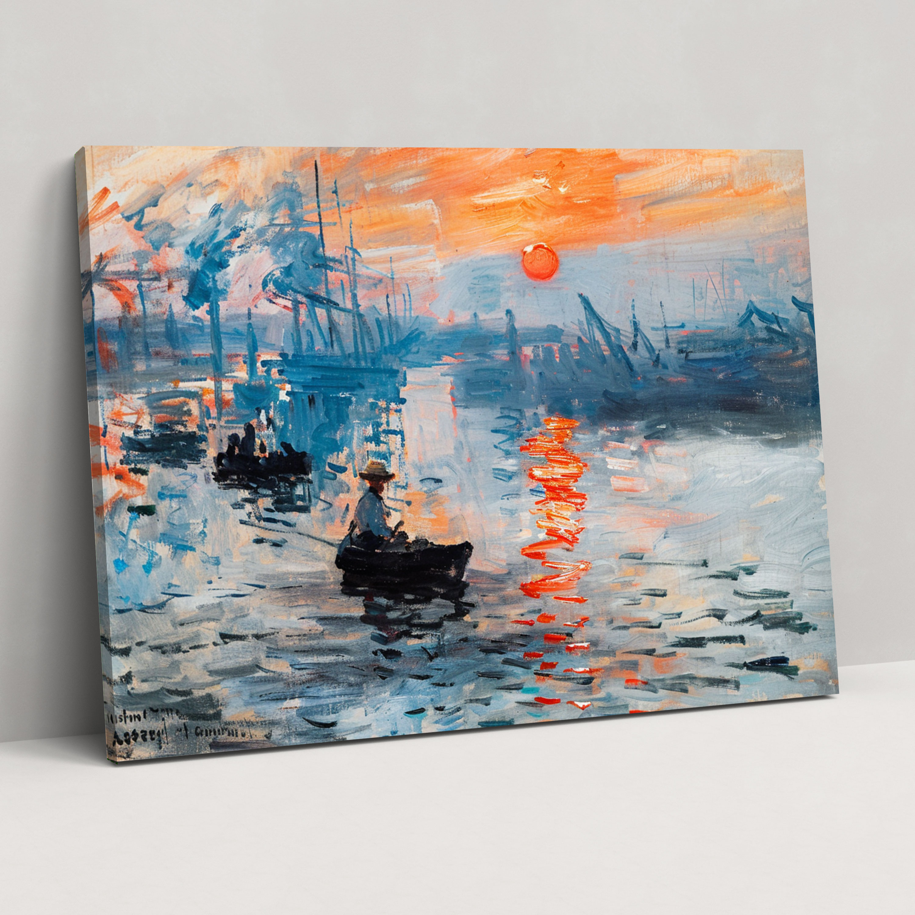 Impression Sunrise Claude Monet Wall Art - Claude Monet, Canvas Wall Art, Claude Monet, Wall Decoration
