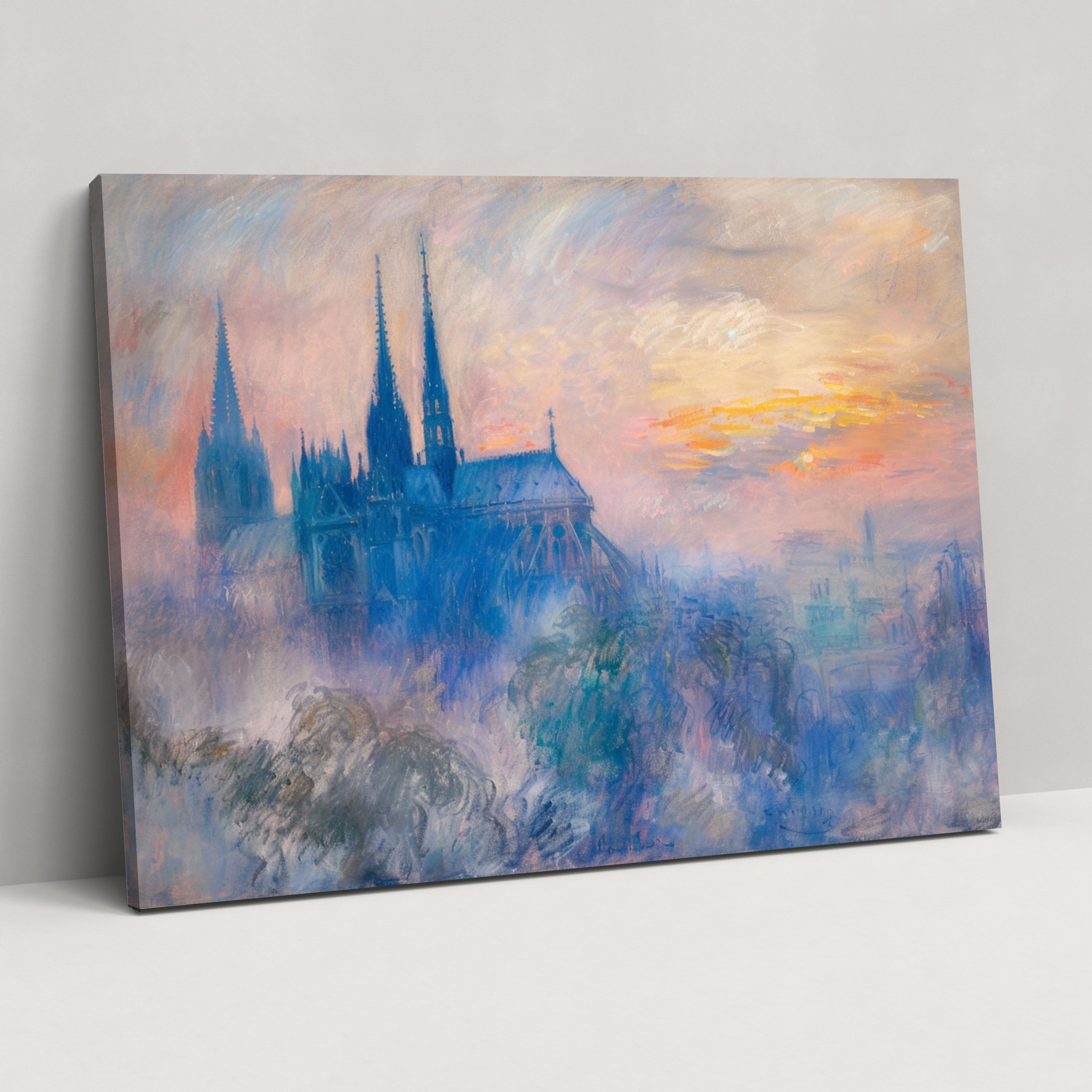 Rouen Katedrali Claude Monet Duvar Sanatı - Kanvas Tablo