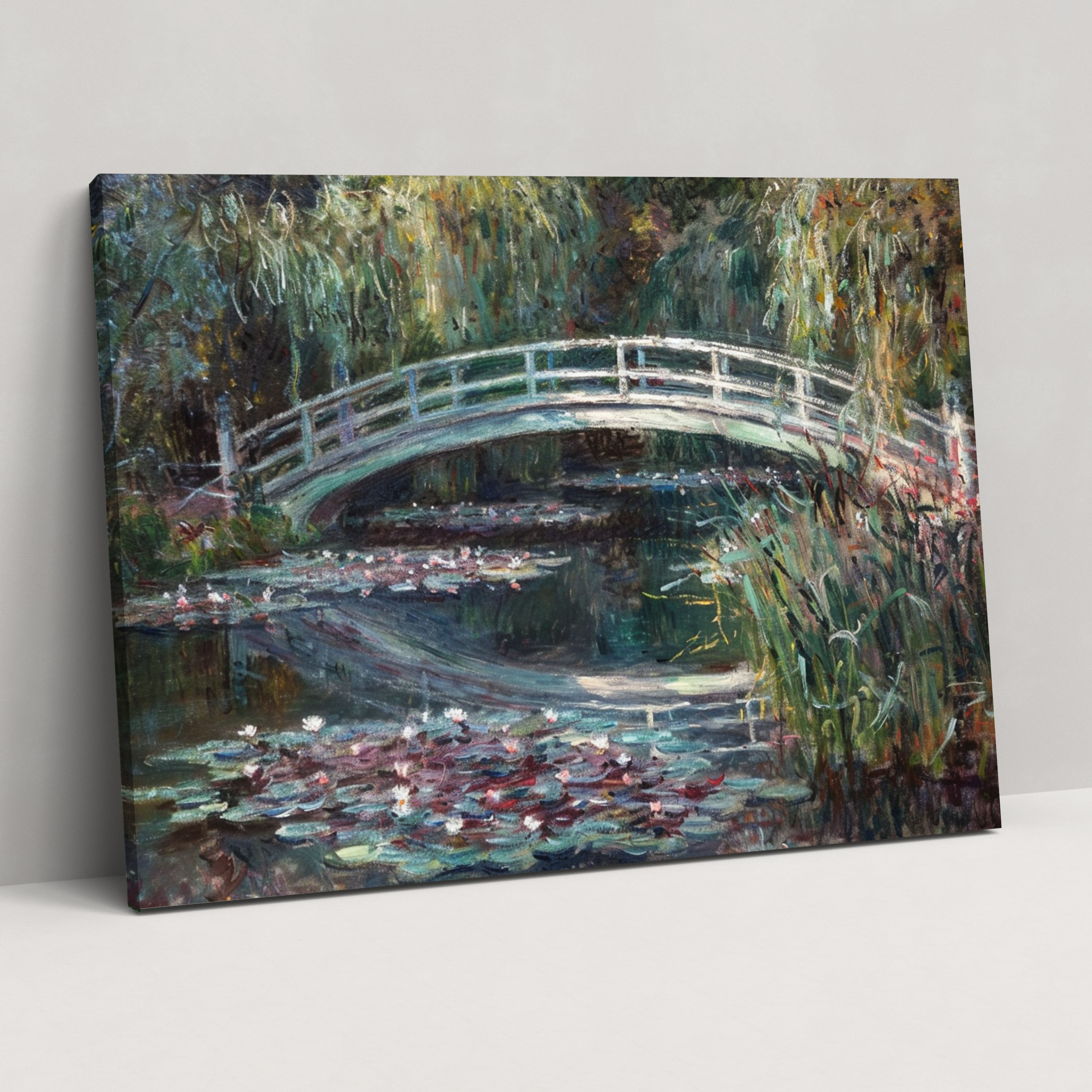 Japon Köprüsü Claude Monet Duvar Sanatı - Claude Monet Duvar Süsleme Duvar Sanatı