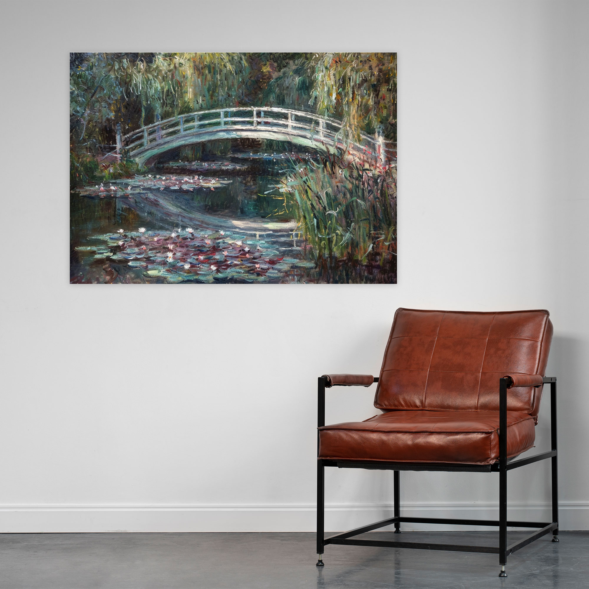 Japon Köprüsü Claude Monet Duvar Sanatı - Claude Monet Duvar Süsleme Duvar Sanatı