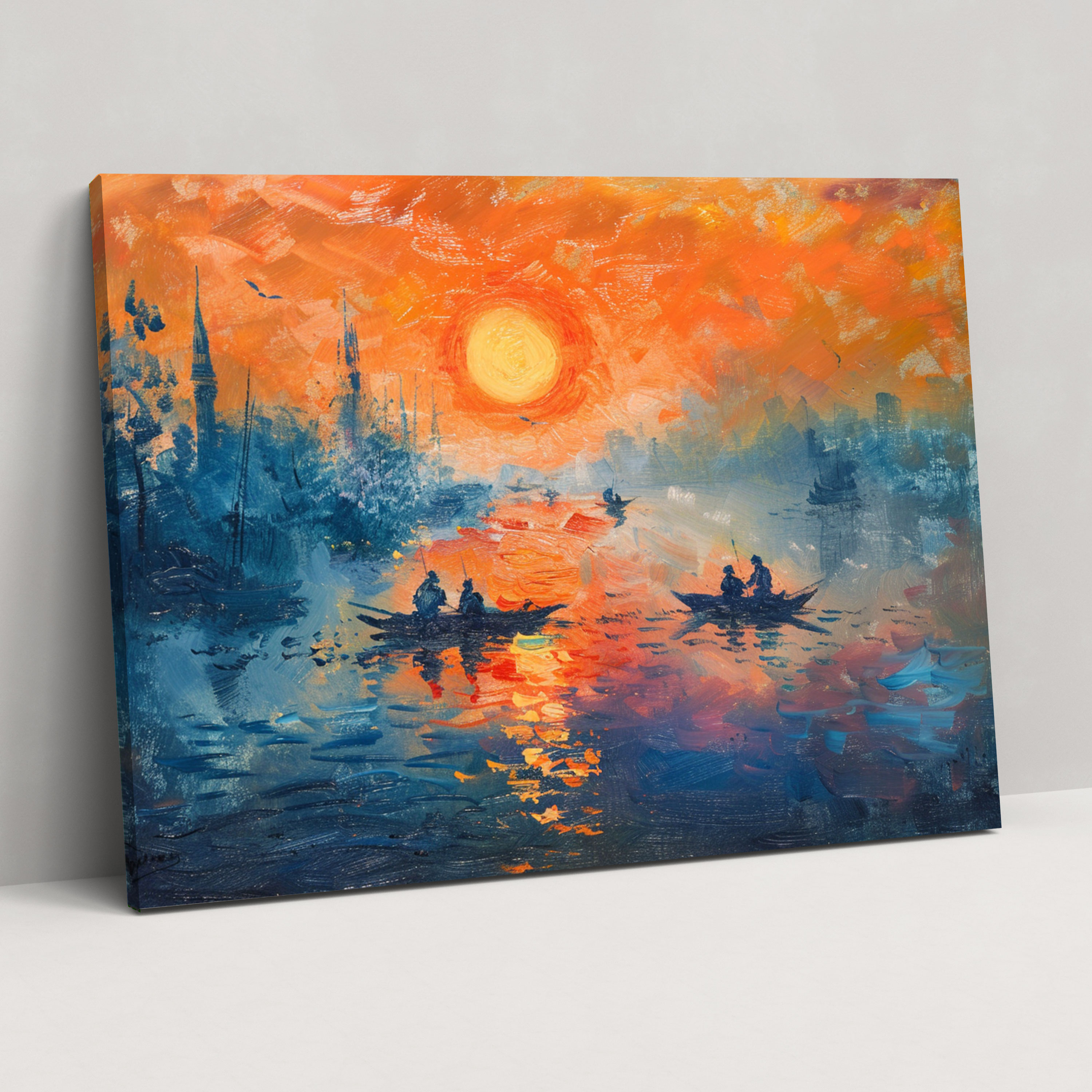 Impression Sunrise Claude Monet Wall Art - Claude Monet, Wall Decoration, Home Decoration, Canvas