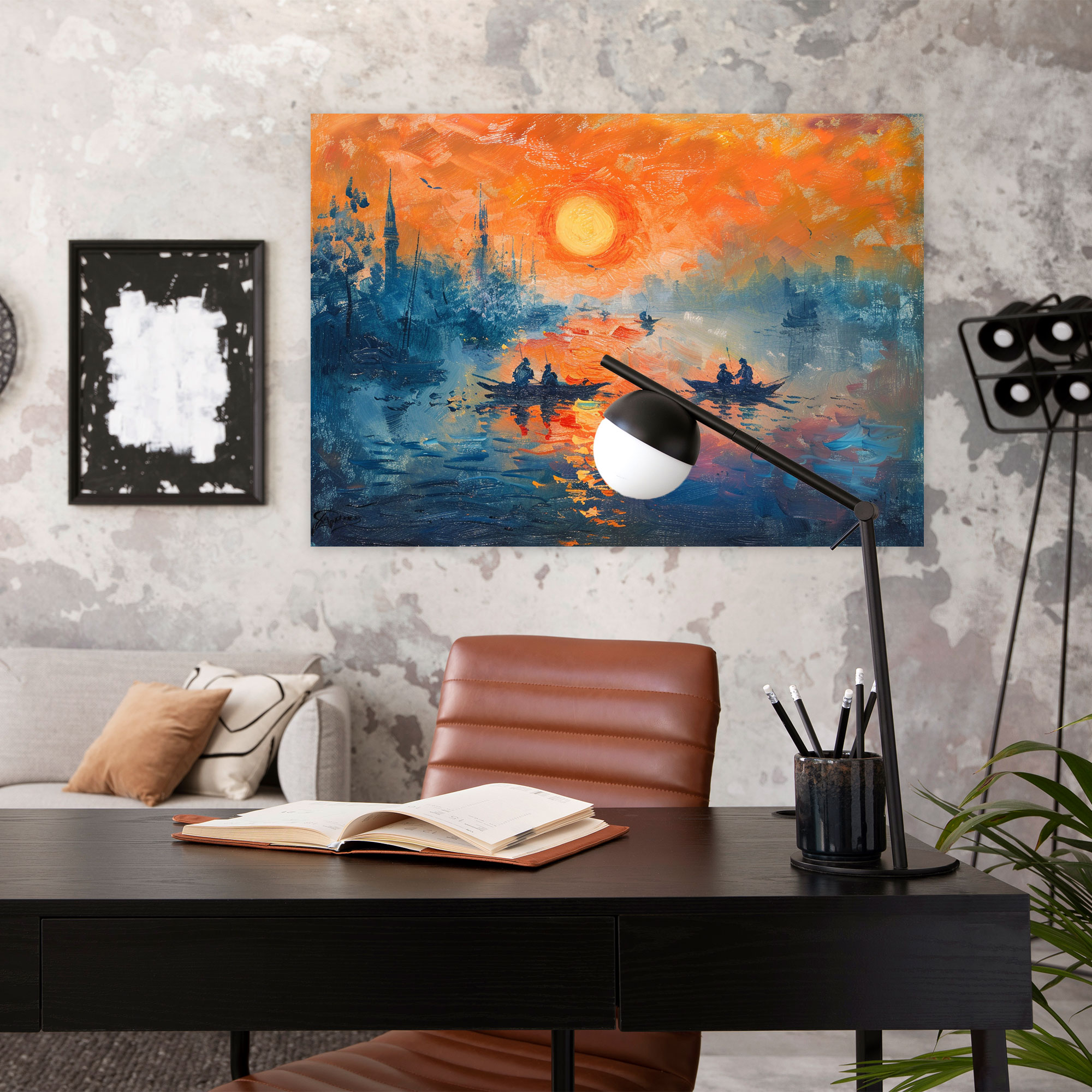 Impression Sunrise Claude Monet Wall Art - Claude Monet, Wall Decoration, Home Decoration, Canvas