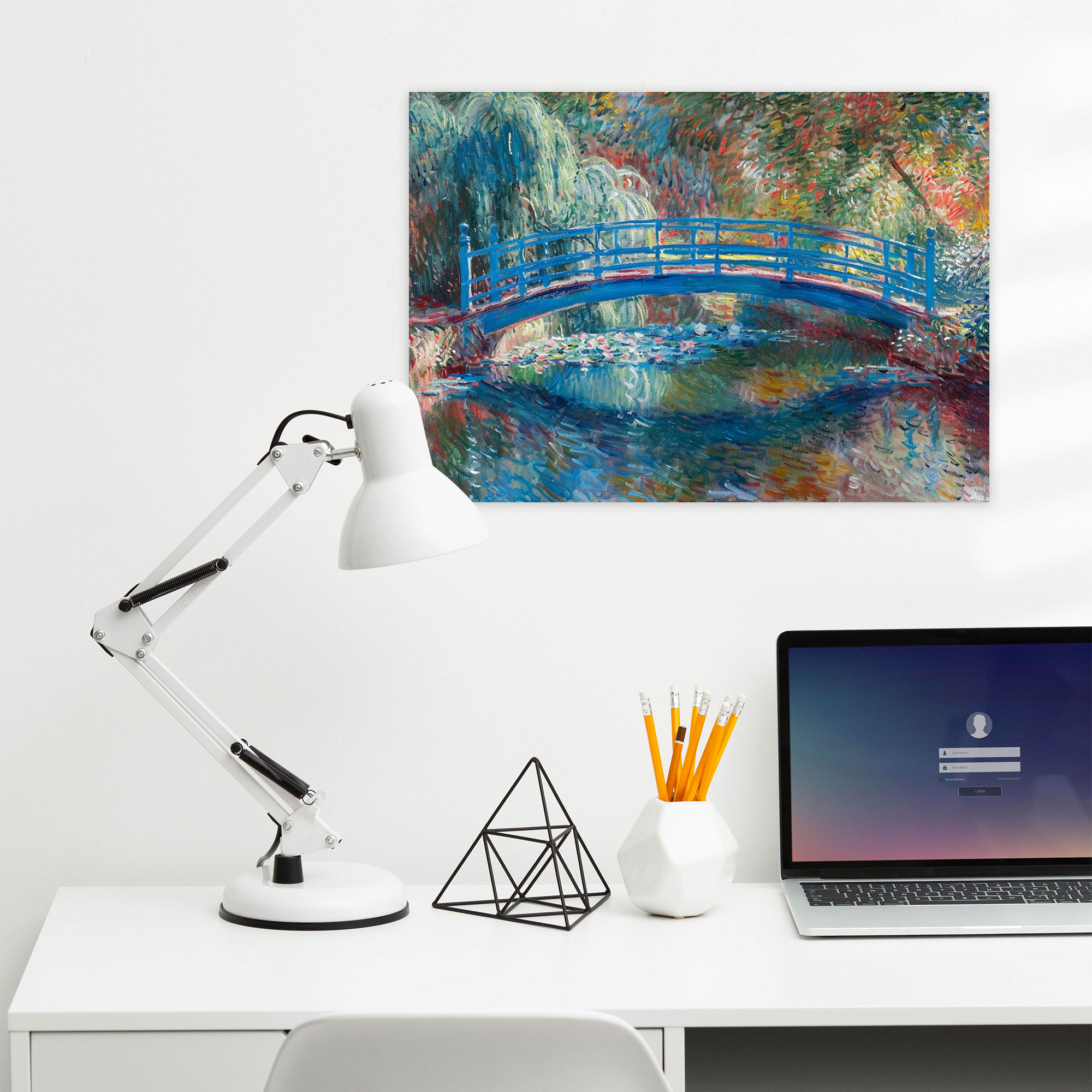 Japanese Bridge Claude Monet Canvas Print - Claude Monet, Home Decoration, Claude Monet, Canvas Print