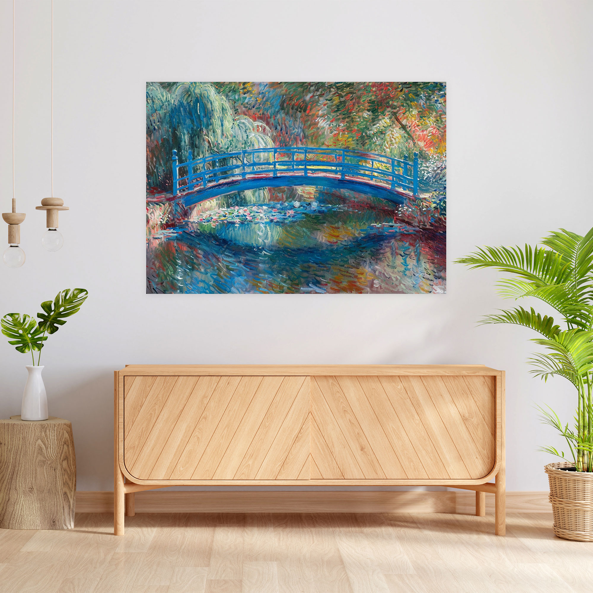 Japanese Bridge Claude Monet Canvas Print - Claude Monet, Home Decoration, Claude Monet, Canvas Print