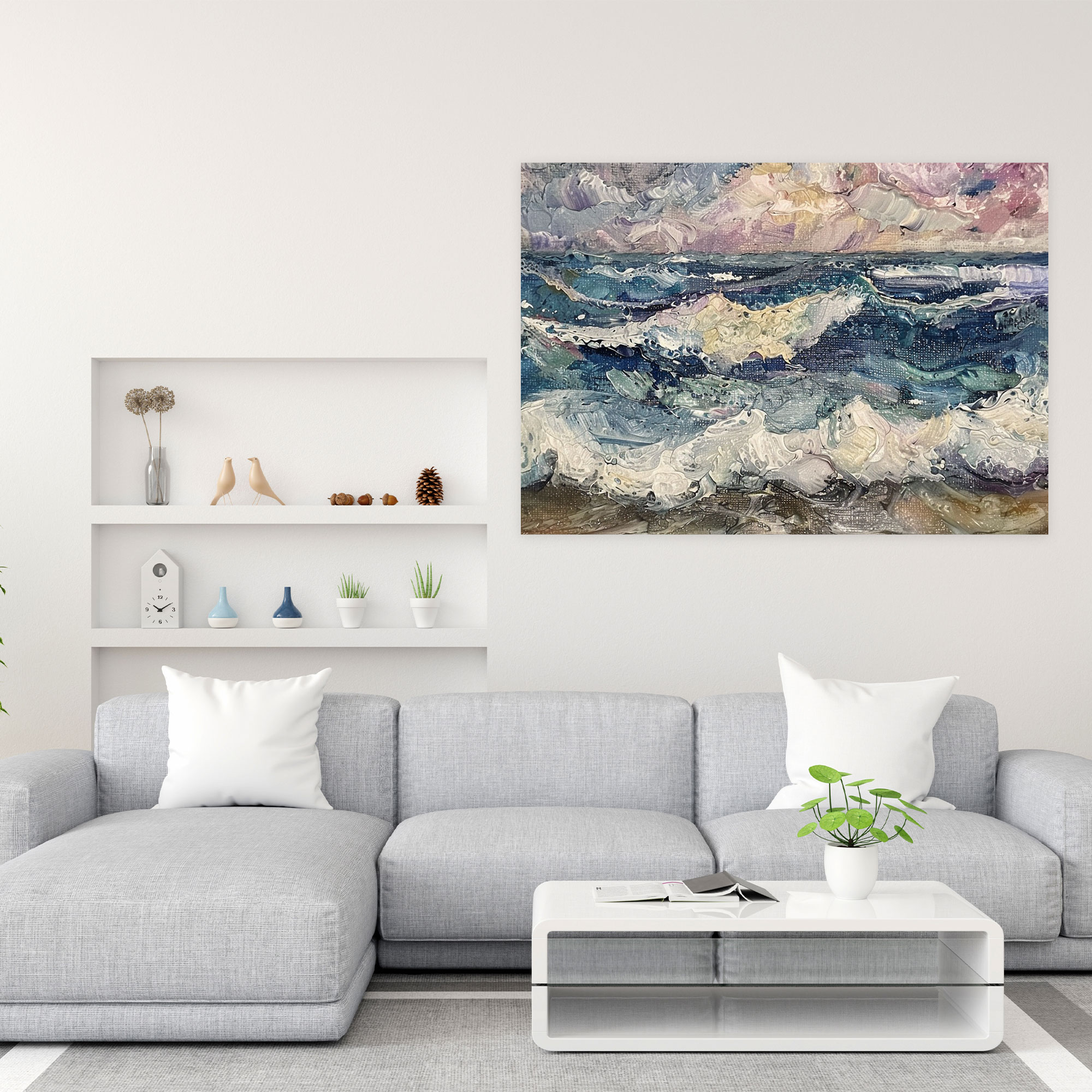Seascape Claude Monet Canvas Print - Claude Monet, Canvas, Canvas Wall Art, Canvas Print