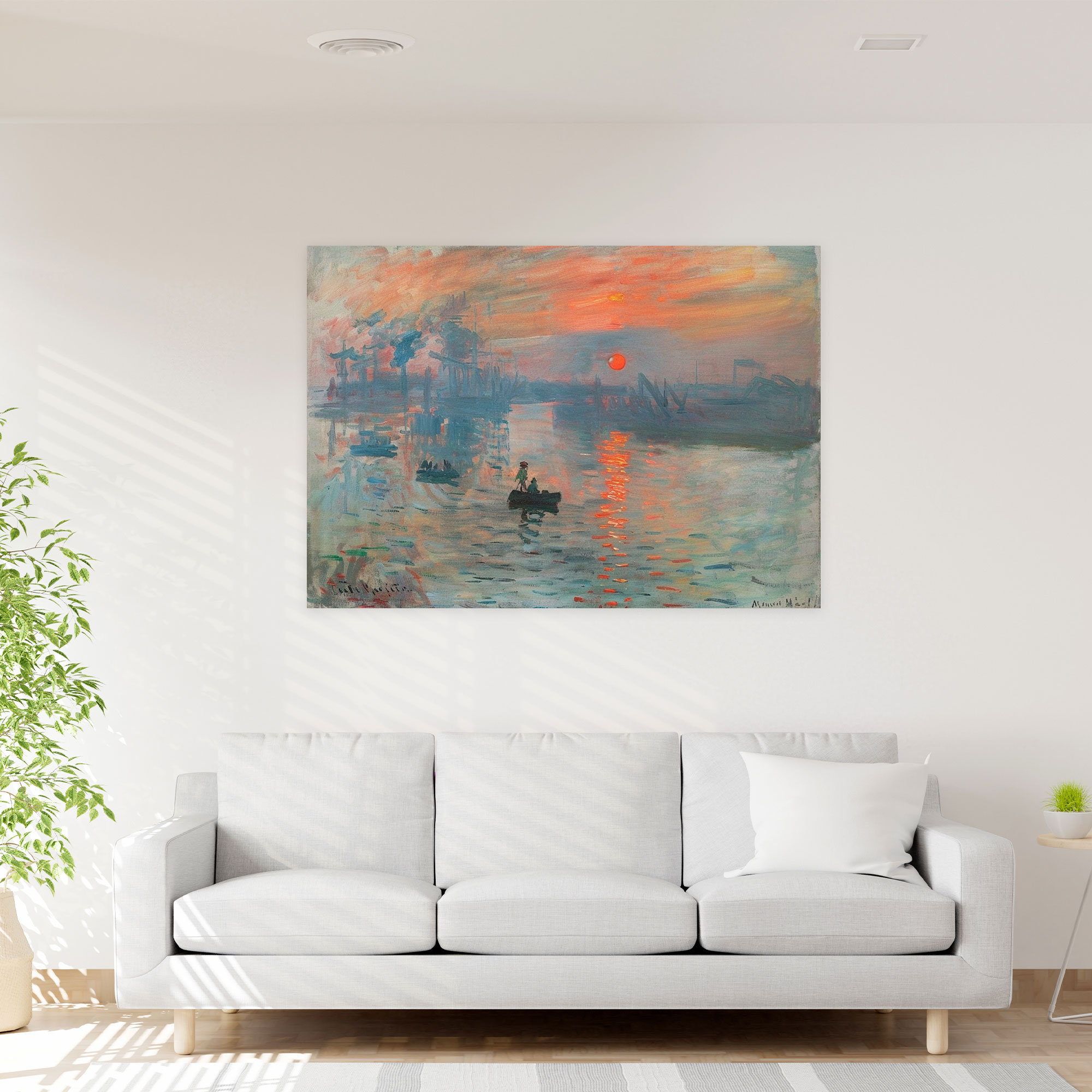 Impression Sunrise Tablo Sanatı - Claude Monet Kanvas Tablo
