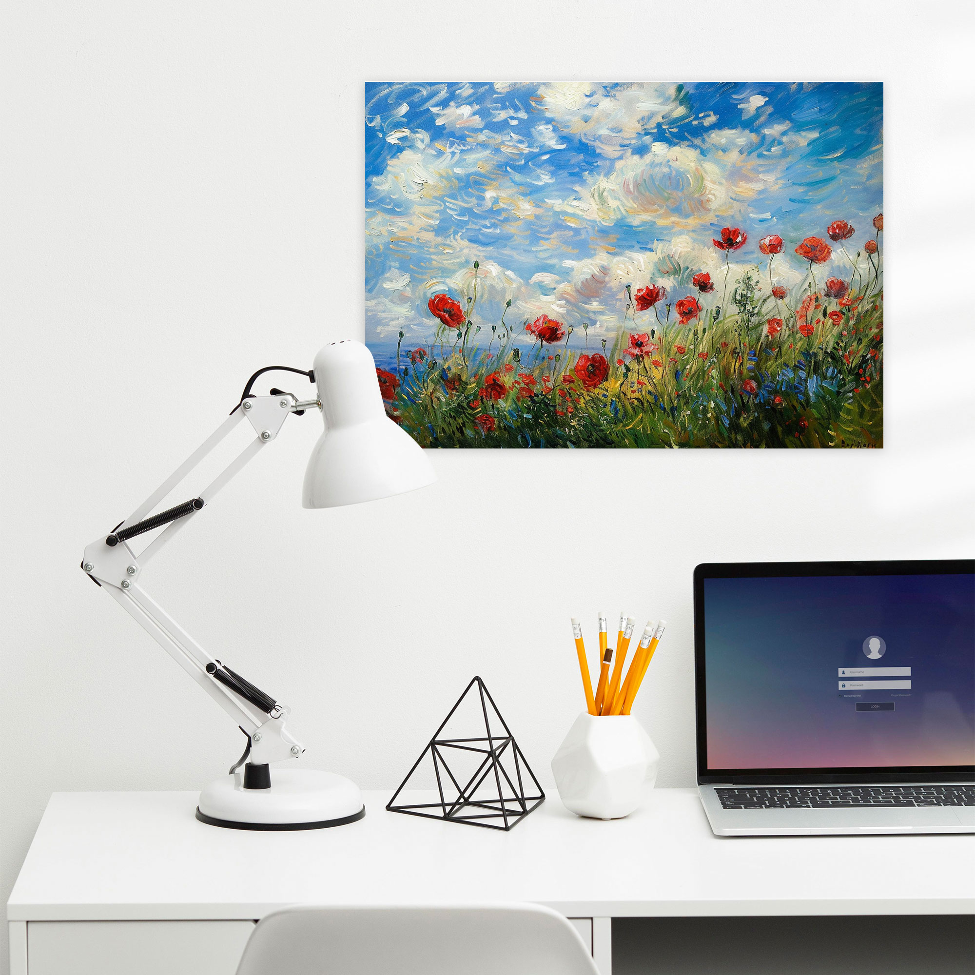 Gelincik Tarlası Kanvas Tablo - Claude Monet Kanvas Duvar Sanatı Ev Dekorasyonu Duvar Sanatı