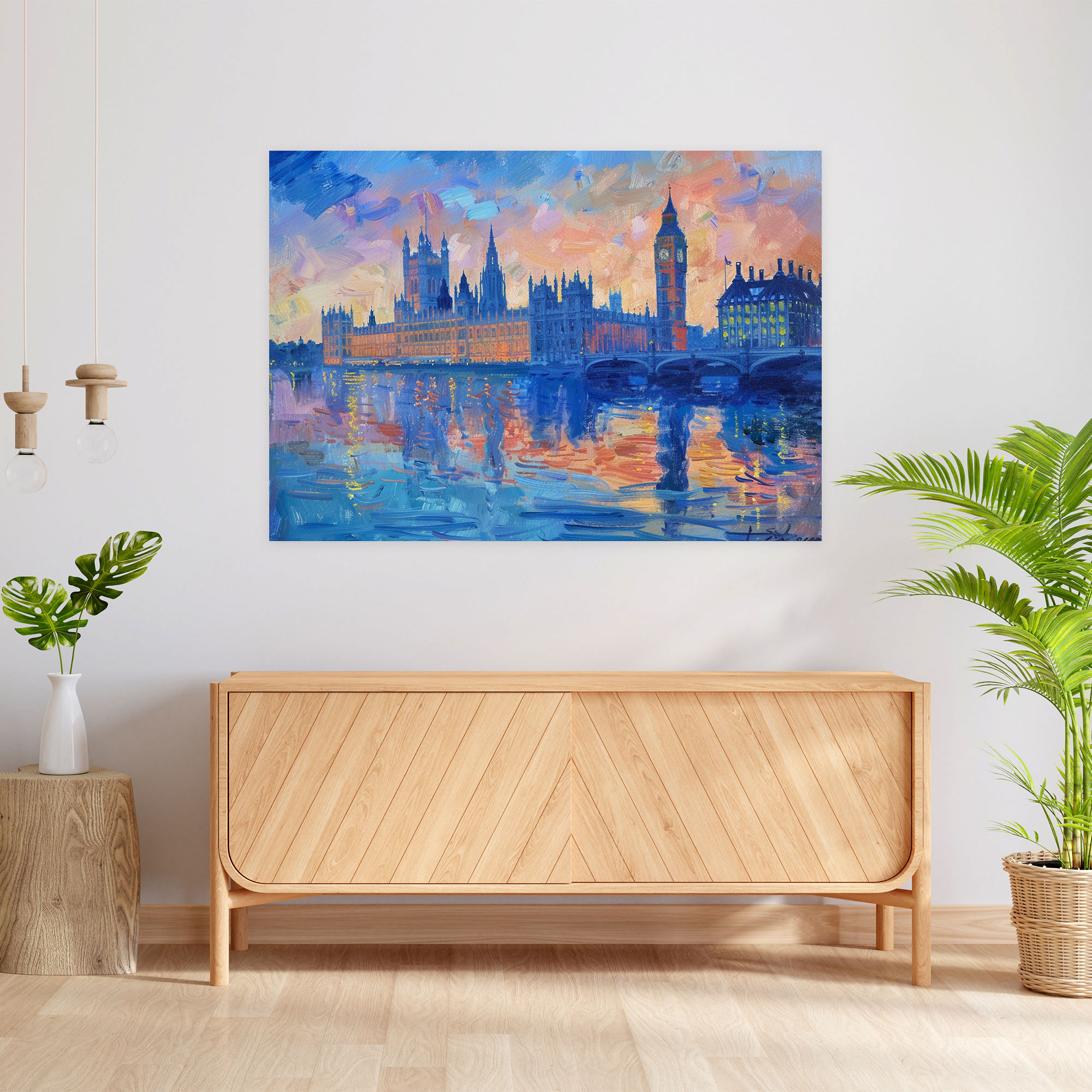 Houses Of Parliament London Wall Art - Claude Monet, Canvas, Wall Art, Canvas Wall Art