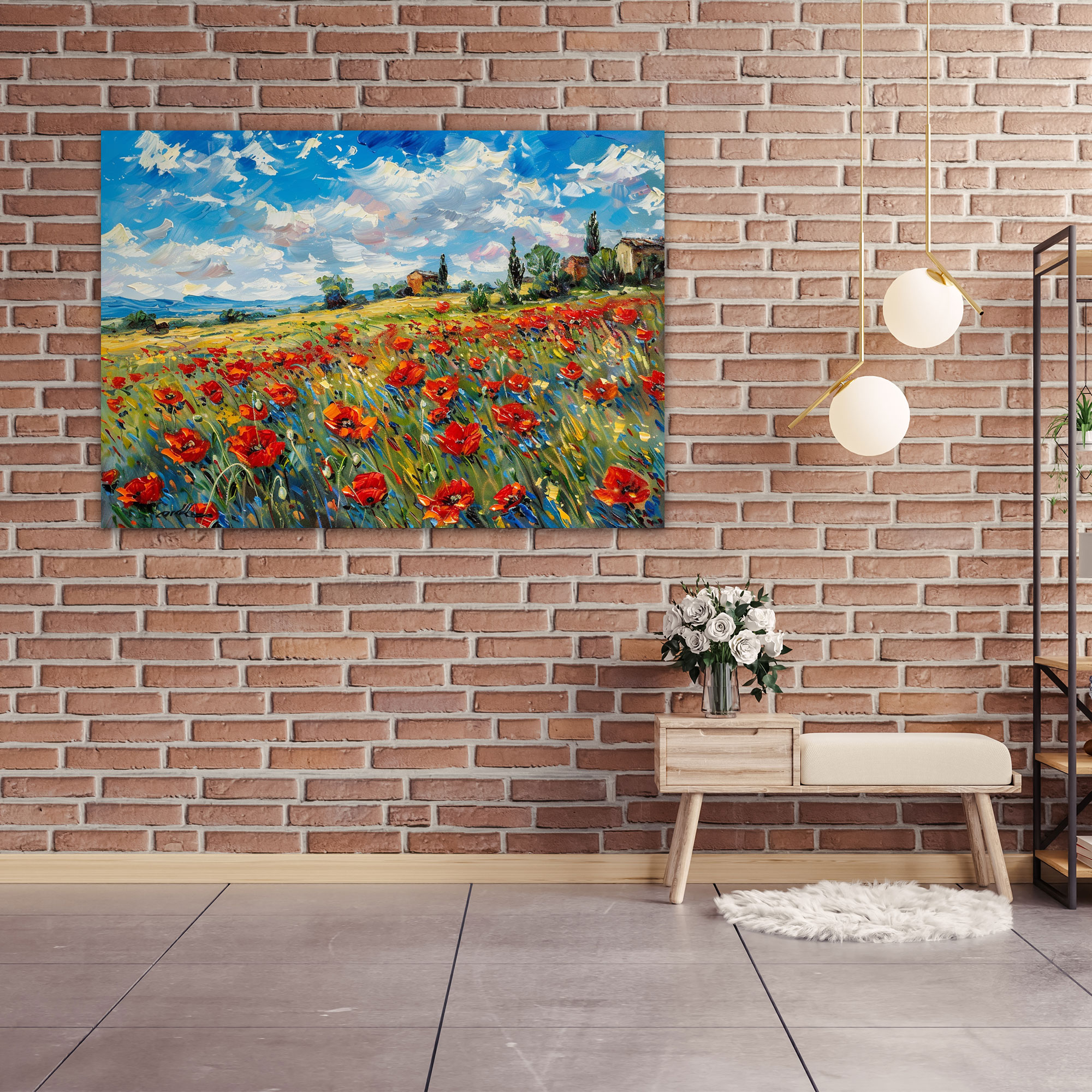 Field Of Poppies Canvas Print - Claude Monet, Canvas Wall Art, Canvas Print, Wall Decoration