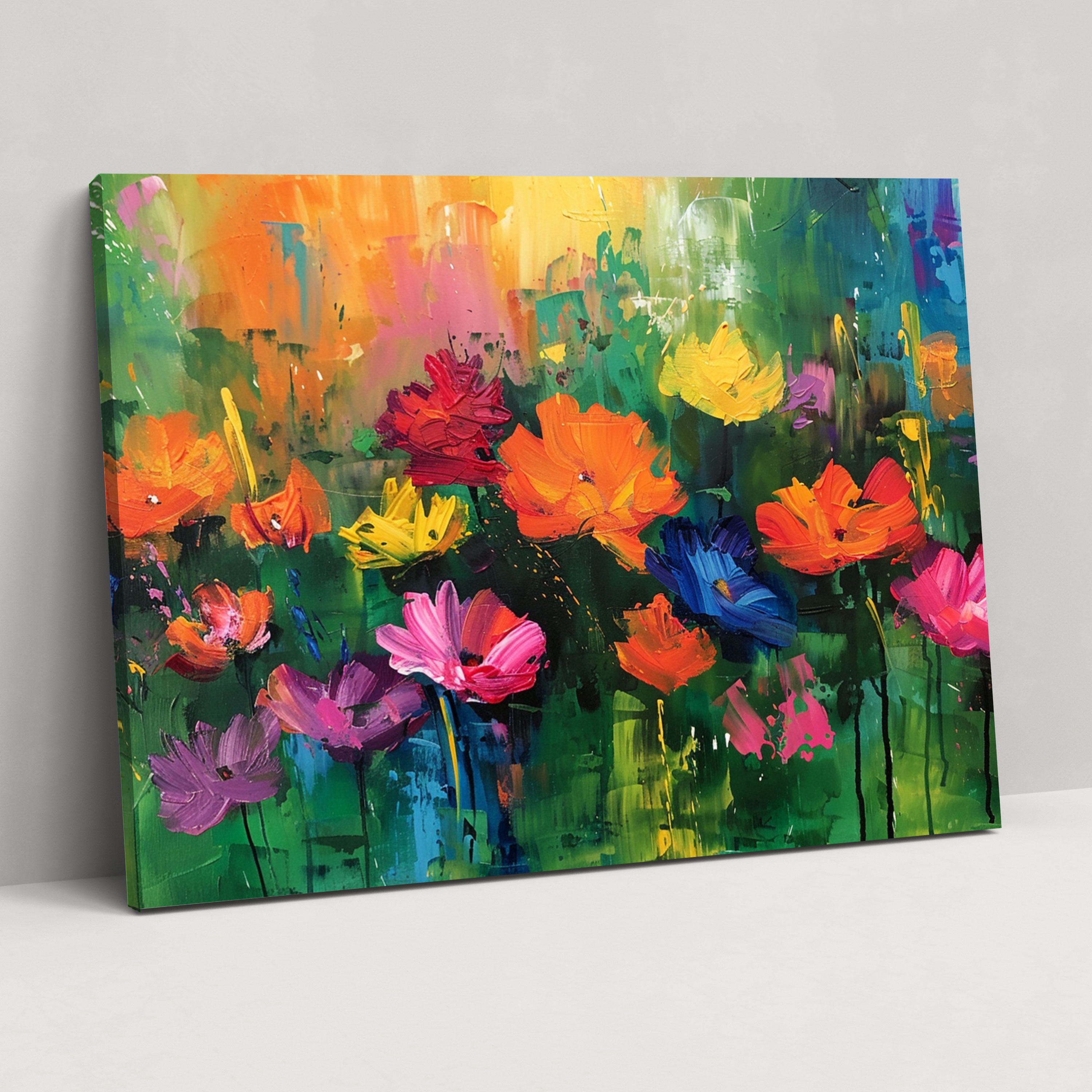 Monet's Garden Canvas Print - Claude Monet, Canvas, Canvas Wall Art, Canvas Print