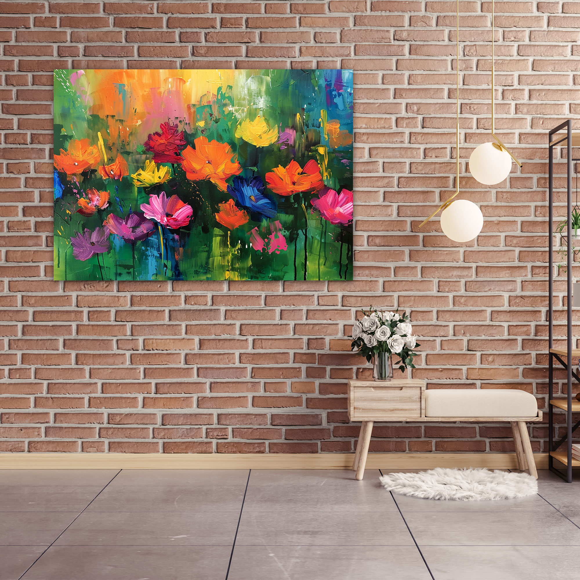 Monet's Garden Canvas Print - Claude Monet, Canvas, Canvas Wall Art, Canvas Print