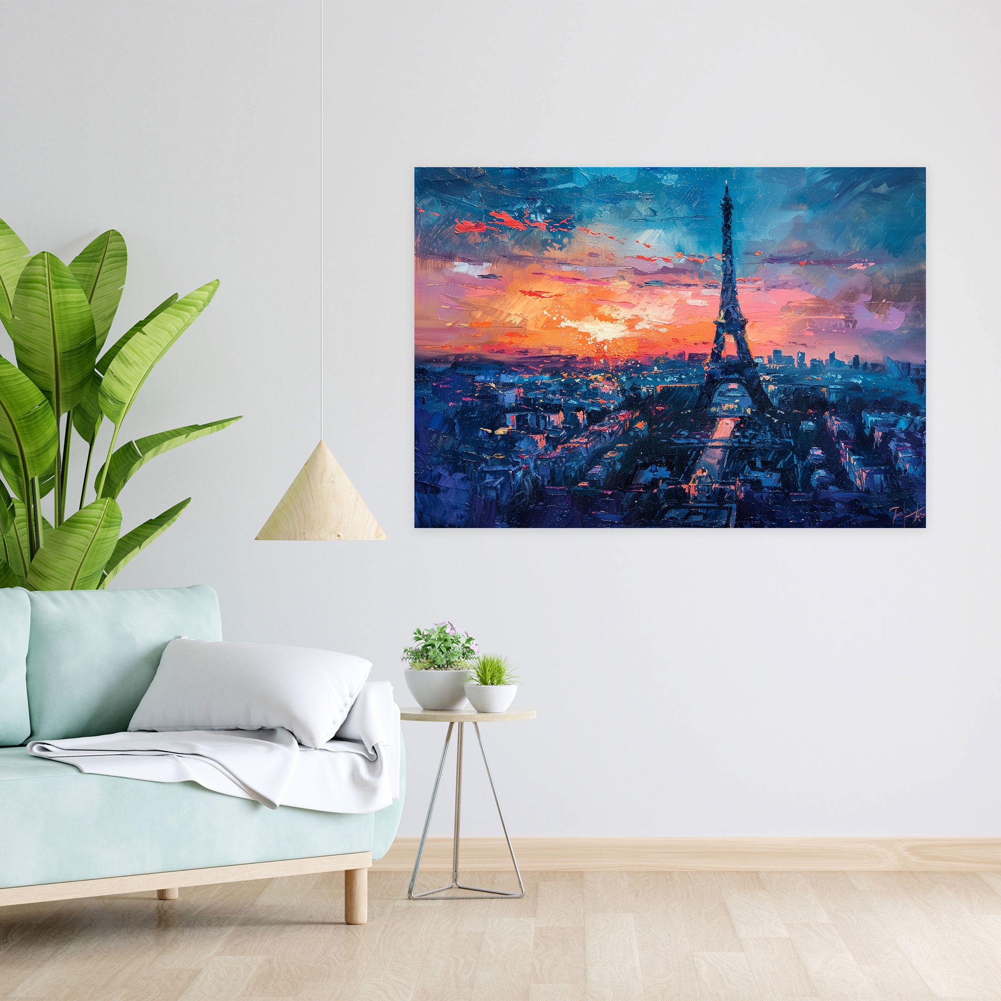 Eiffel Tower Impressionist Wall Decoration - Claude Monet, Canvas, Canvas Print, Canvas Wall Art