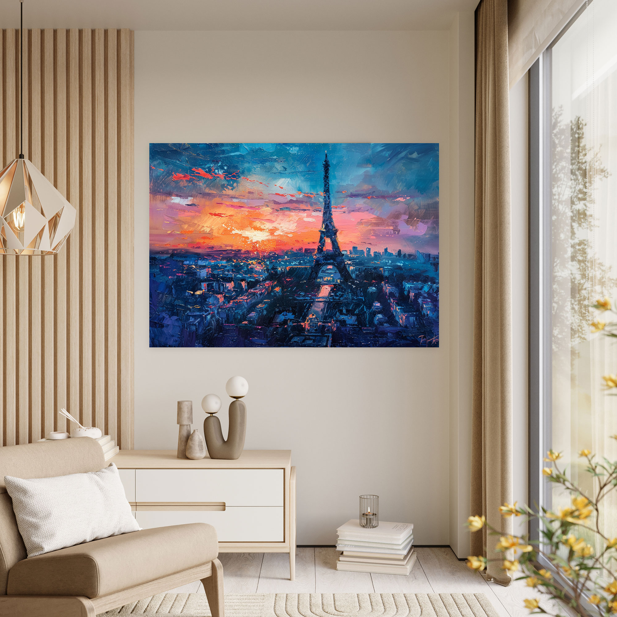 Eiffel Tower Impressionist Wall Decoration - Claude Monet, Canvas, Canvas Print, Canvas Wall Art