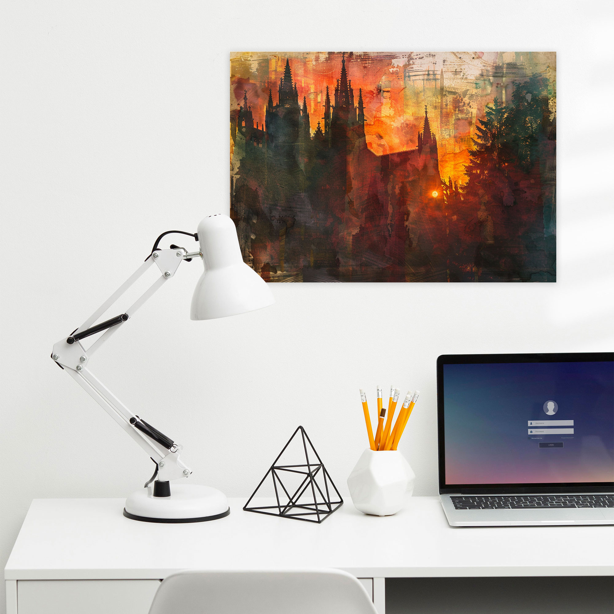 Sunset Cathedral Claude Monet Wall Decoration - Claude Monet, Home Decoration, Wall Decoration, Canvas