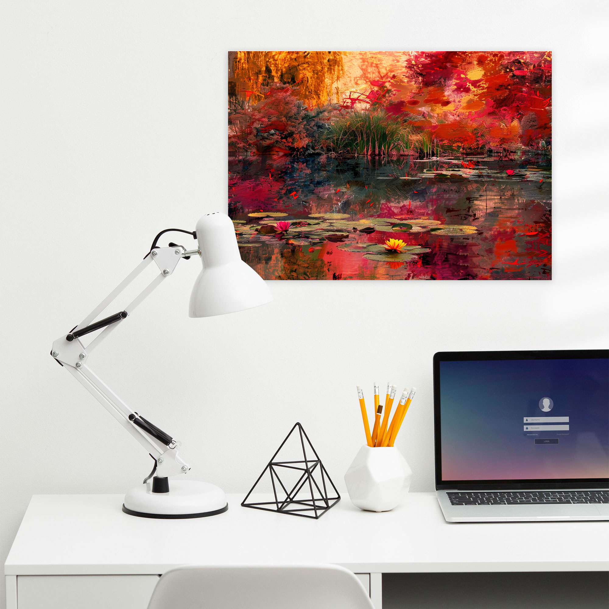 Claude Monet Canvas Print - Water Lilies Wall Art - Claude Monet, Canvas Wall Art, Wall Decoration, Canvas