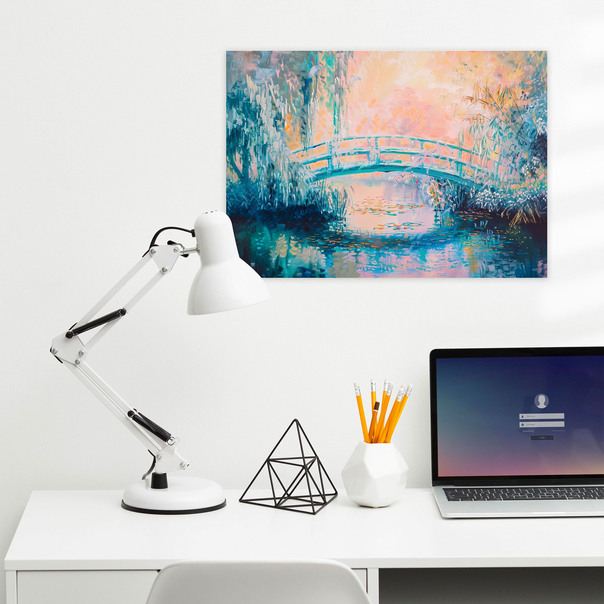 Claude Monet Canvas Print - Willow Trees Wall Decoration - Claude Monet, Canvas Wall Art, Claude Monet, Canvas