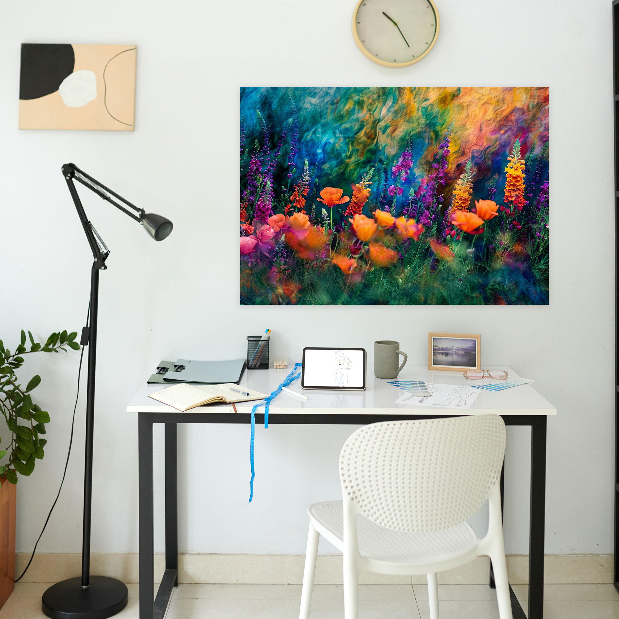 Claude Monet Wall Decoration - Flower Garden Canvas Print - Claude Monet, Claude Monet, Wall Decoration, Canvas Wall Art