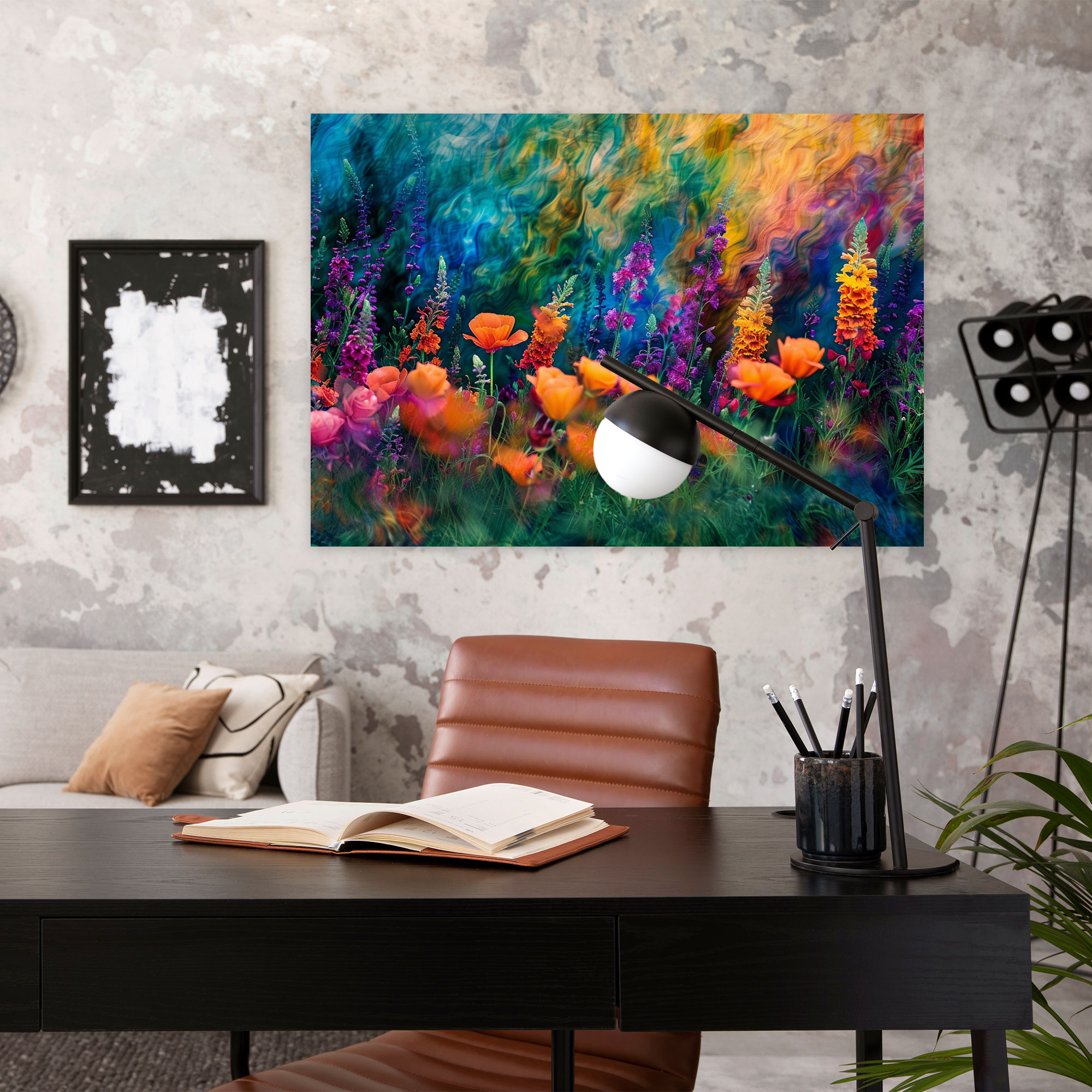 Claude Monet Wall Decoration - Flower Garden Canvas Print - Claude Monet, Claude Monet, Wall Decoration, Canvas Wall Art